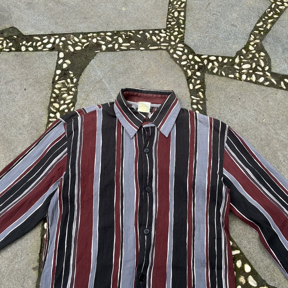 Issey Miyake 🇫🇷agnes b. homme Pleated Colourfull Button shirt Size US M / EU 48-50 / 2 - 3 Thumbnail