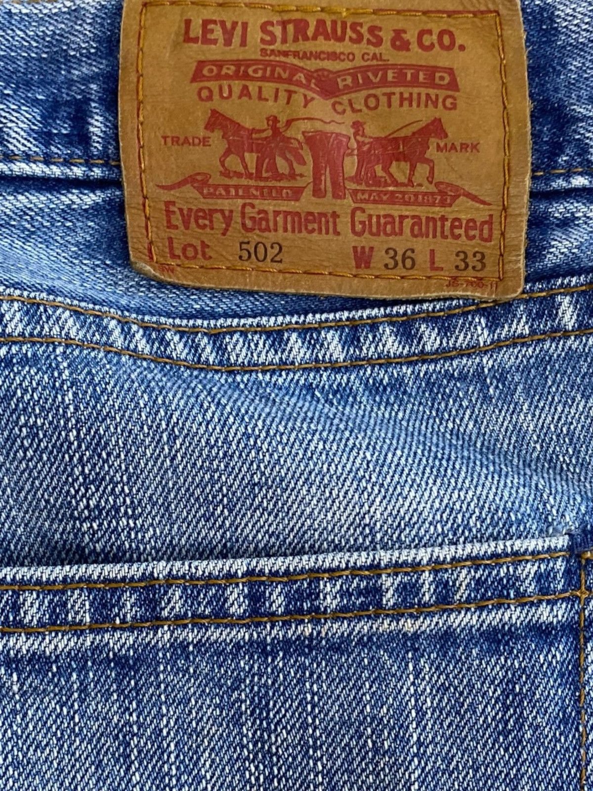 Levi's Vintage Levi’s Blue Faded Wash Style Ripped Jeans Size US 33 - 12 Thumbnail