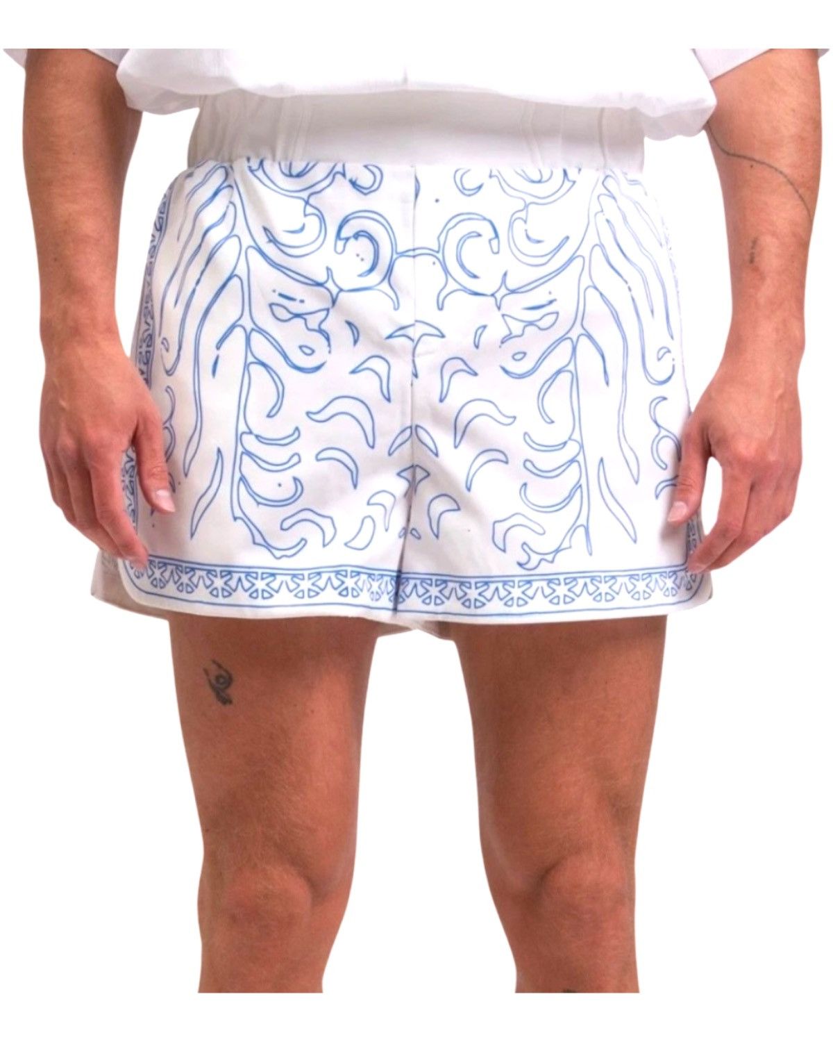 Rhude Rhude Paisley Shorts – Blue & White Size US 32 / EU 48 - 1 Thumbnail