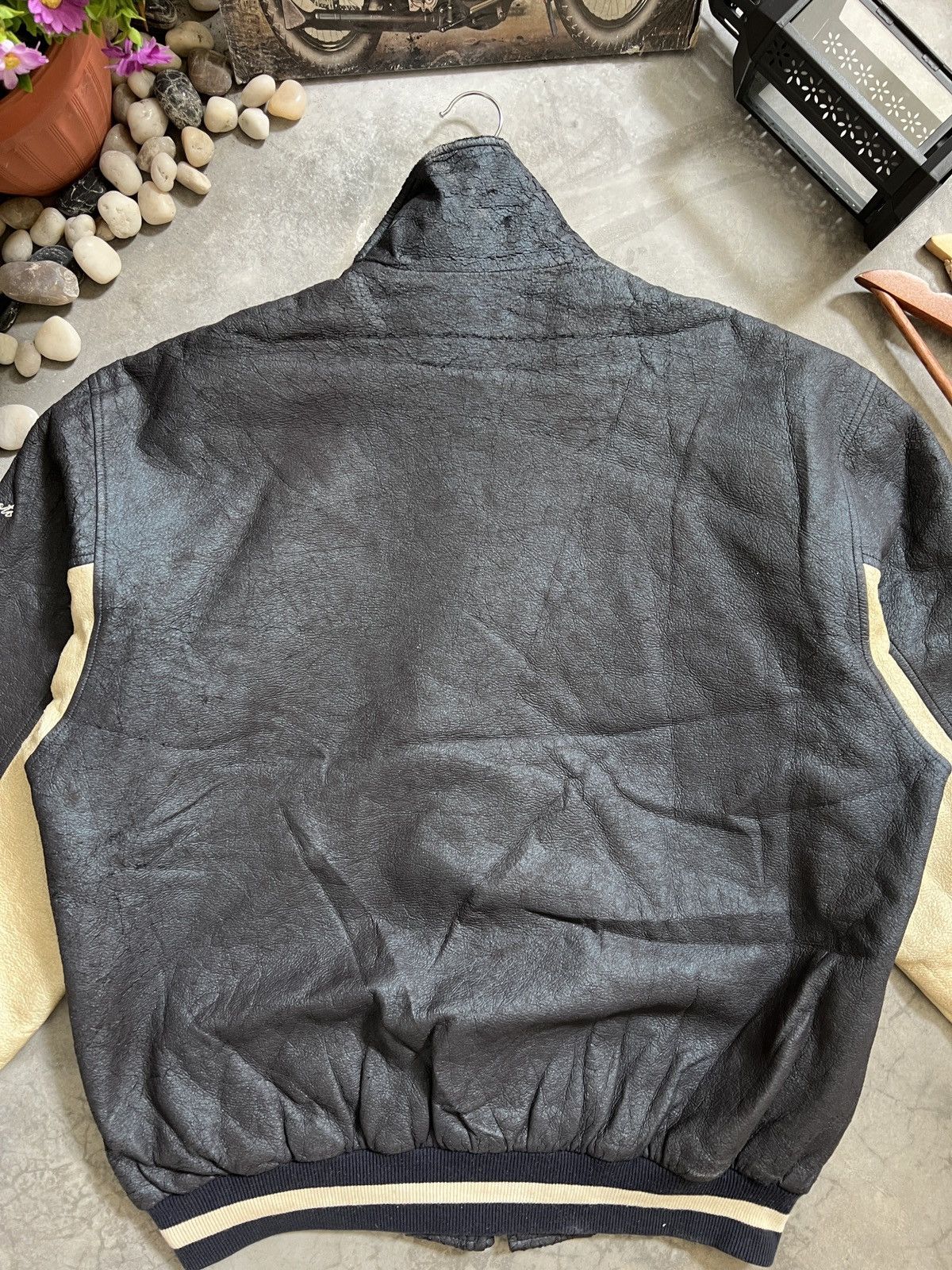 Japanese Brand Vintage 🖤 Japanese TS Streetwear Varsity Jacket Size US XL / EU 56 / 4 - 6 Thumbnail