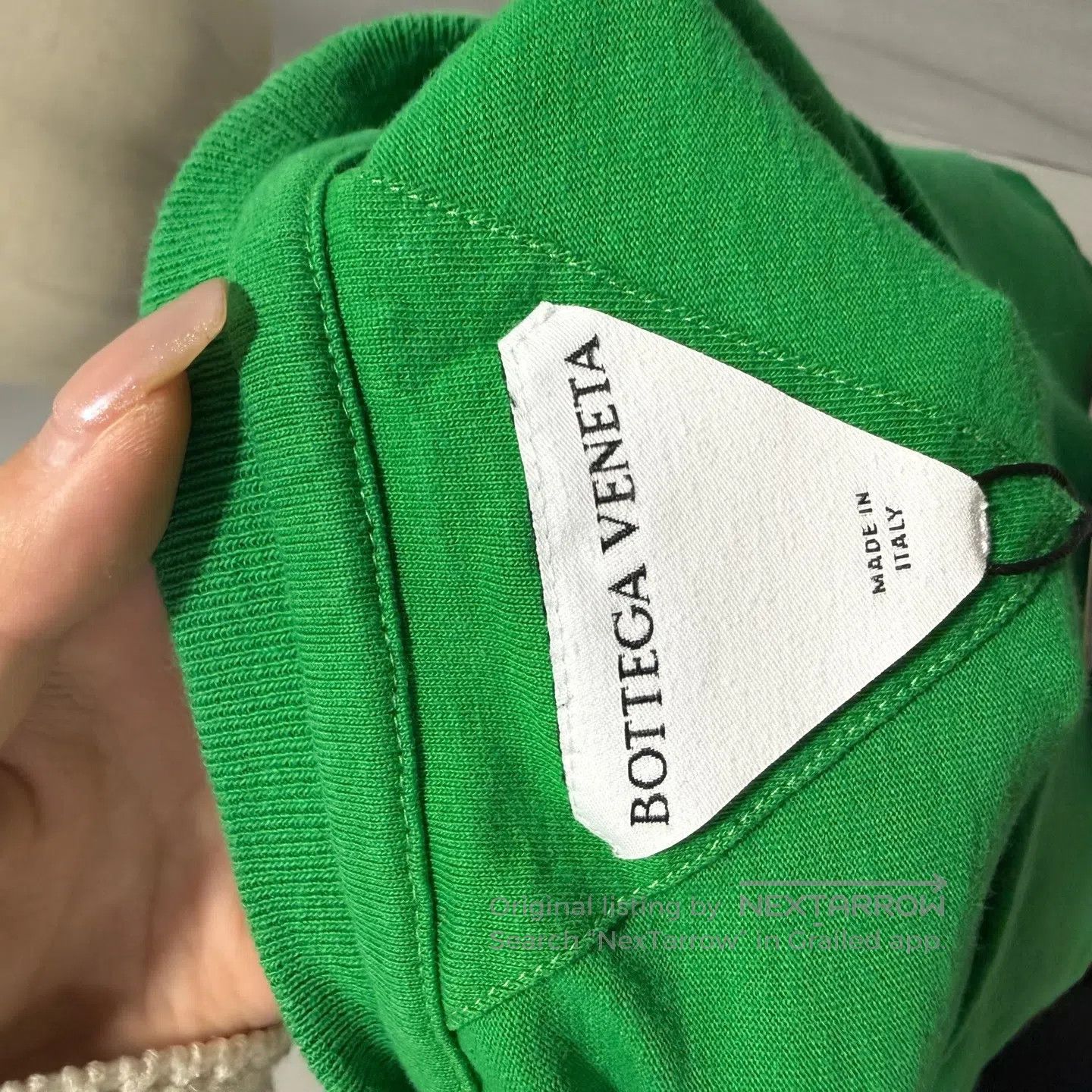 Bottega Veneta Bottega Veneta Embroidered Logo Short Sleeve| Size XS / US 0-2 / IT 36-38 - 5 Thumbnail