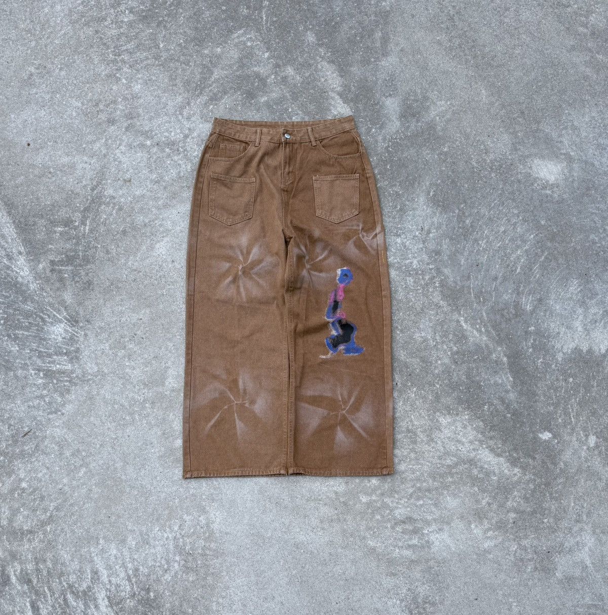 Other Vintage Y2K streetwear swag track avantgarde wide pants Size US 34 / EU 50 - 8 Thumbnail