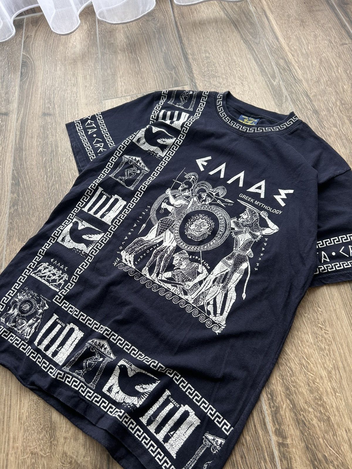 Vintage Vintage Greek Mythology made in Greece big logo shirt Size US S / EU 44-46 / 1 - 2 Thumbnail