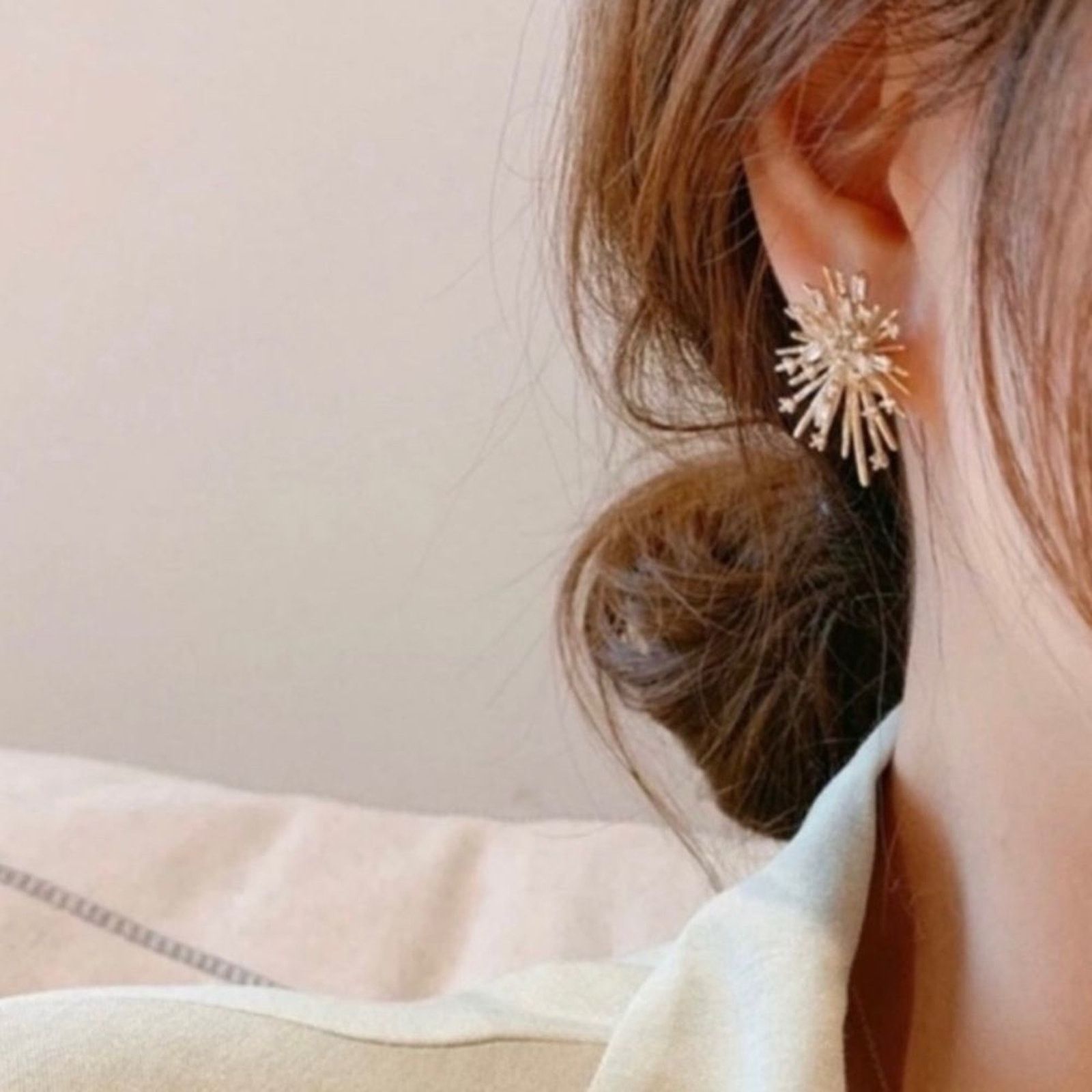 Other New 18K Diamond Firework Stud Earrings Size ONE SIZE - 3 Thumbnail