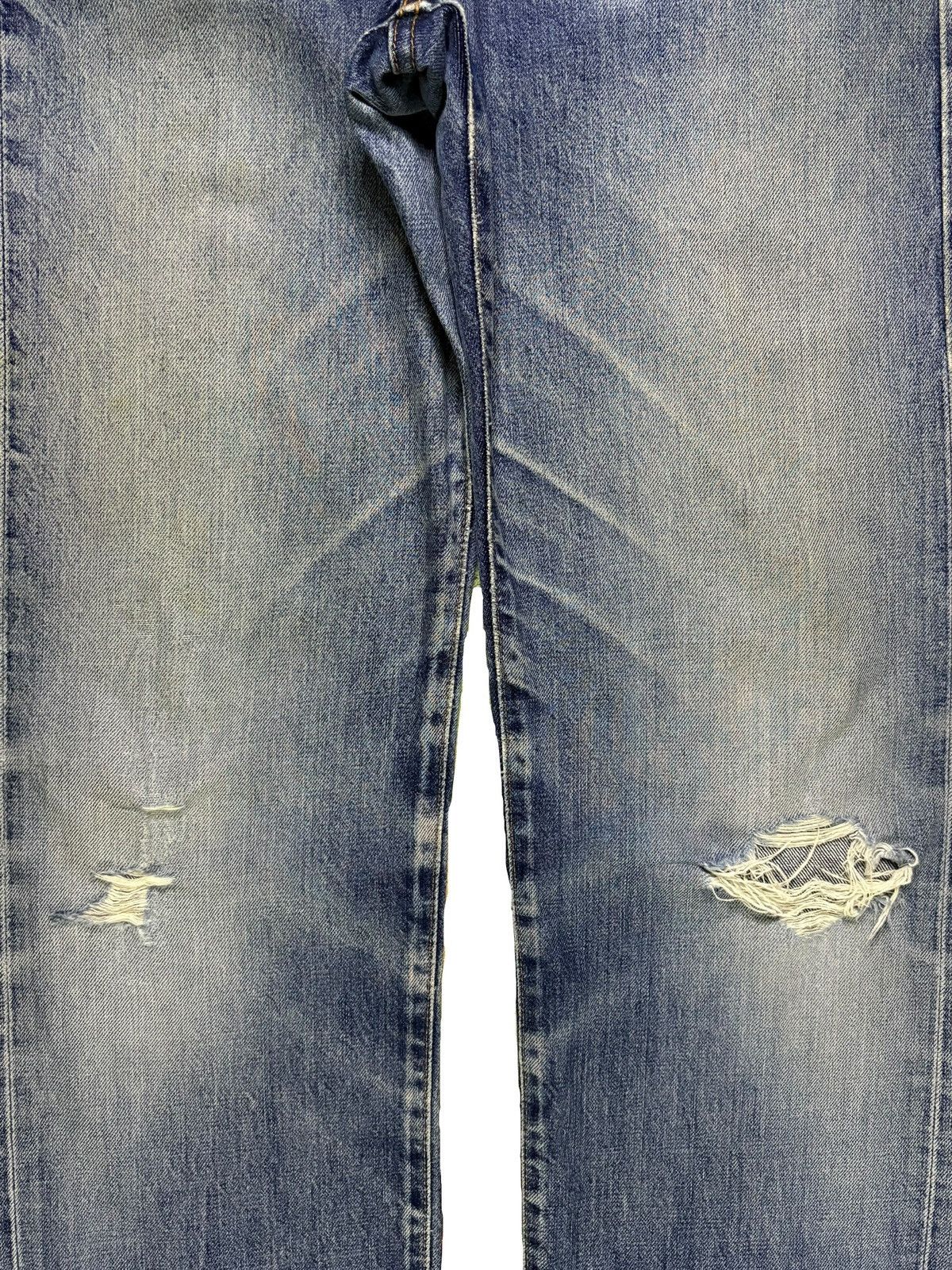 LVC × Levi's × Levi's Vintage Clothing Vintage 80s Levis 503B Big E Selvedge Distress Baggy Jeans Size US 31 - 5 Thumbnail