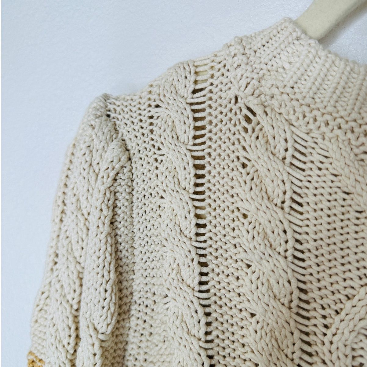 Veronica Beard Veronica Beard Bruna Cream Stripe Knit Long Sleeve Sweater M Size M / US 6-8 / IT 42-44 - 9 Thumbnail