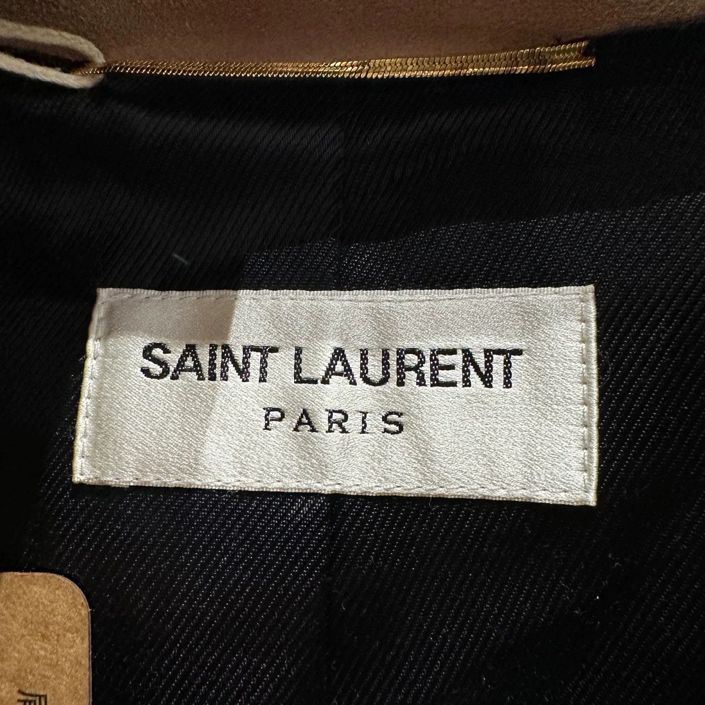 Saint Laurent Paris SAINT LAURENT mar597 leather tassel lapel jacket Size XS / US 0-2 / IT 36-38 - 3 Thumbnail