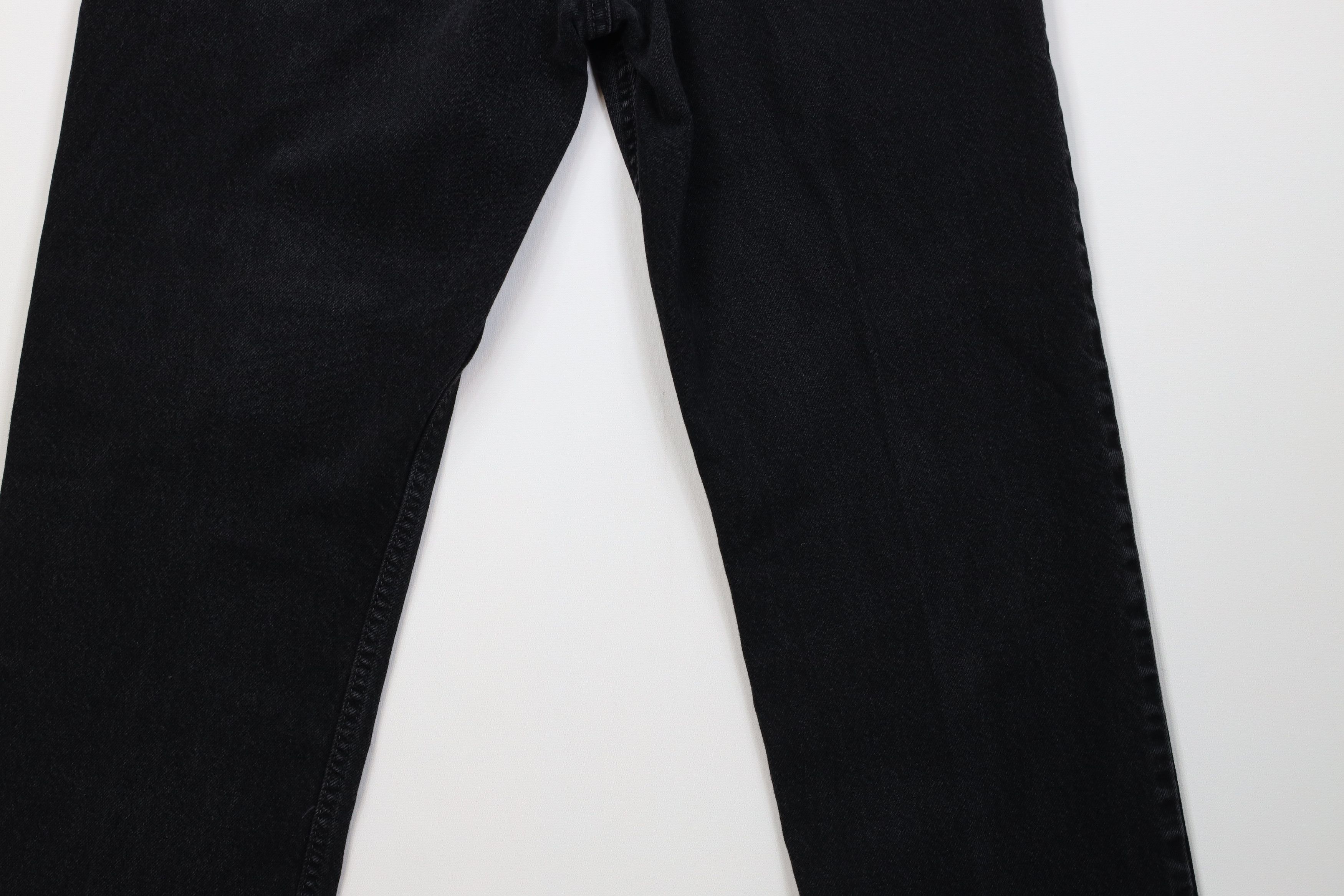 Levi's Vintage Y2K Levis 505 Regular Straight Leg Denim Jeans Black Size US 36 / EU 52 - 12 Thumbnail