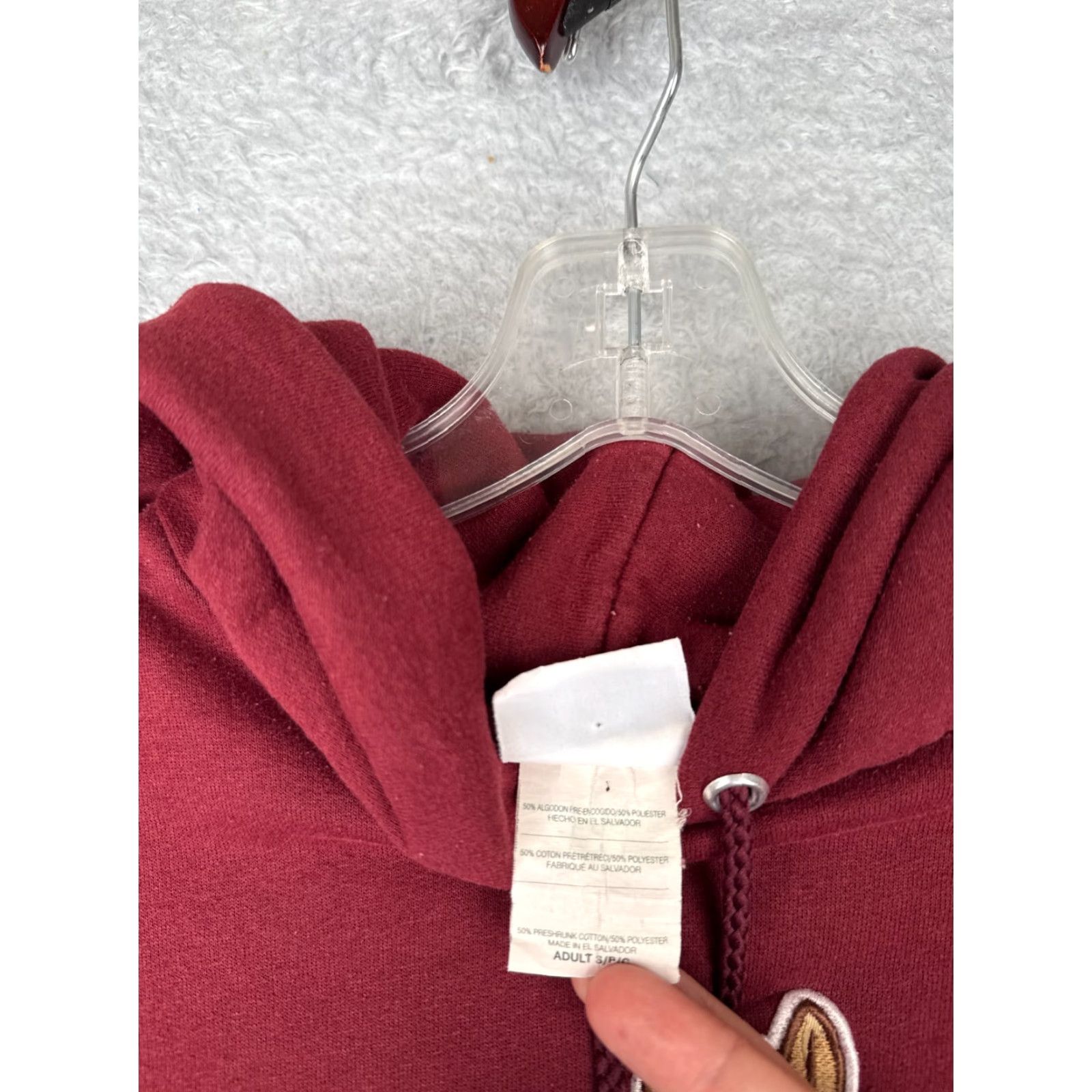 Vintage PF Changs Hoodie Adult Small Red Cotton Blend Long Sleeve Pullover with Logo for Men Size US S / EU 44-46 / 1 - 7 Thumbnail