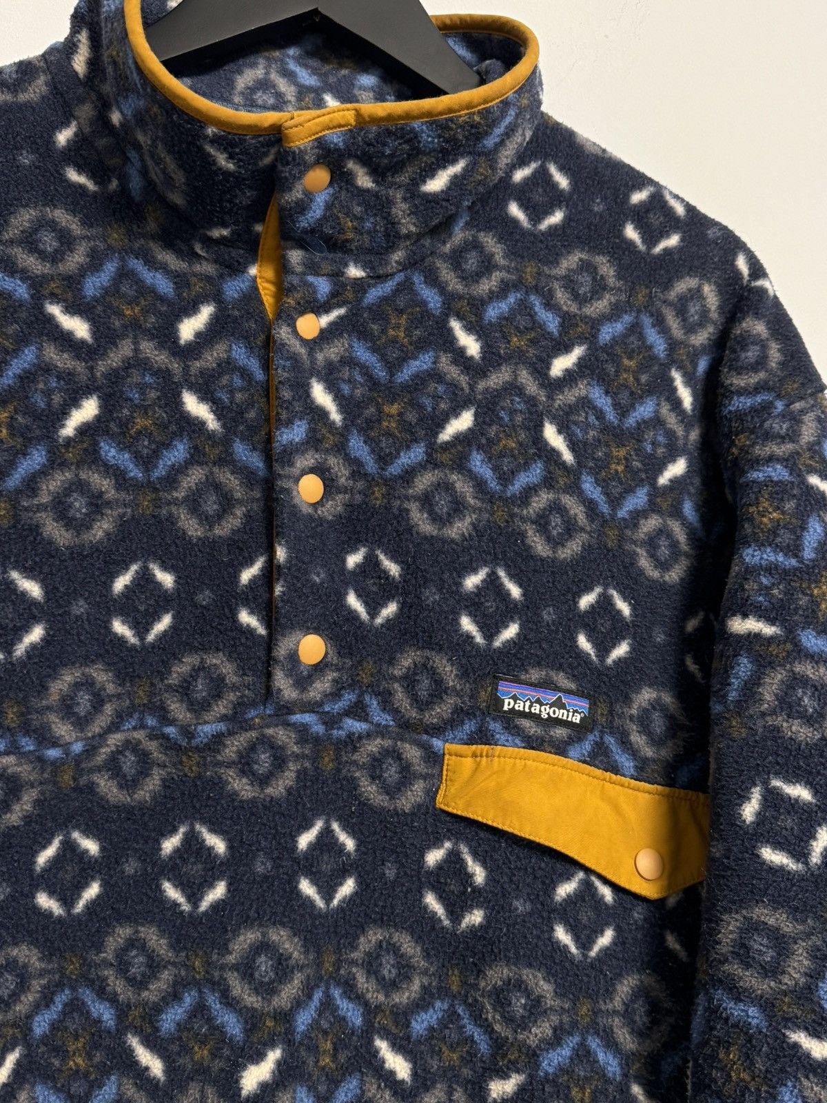 Patagonia Mens Patagonia Synchilla Aztec Snap-T Fleece Pullover Size US L / EU 52-54 / 3 - 9 Thumbnail