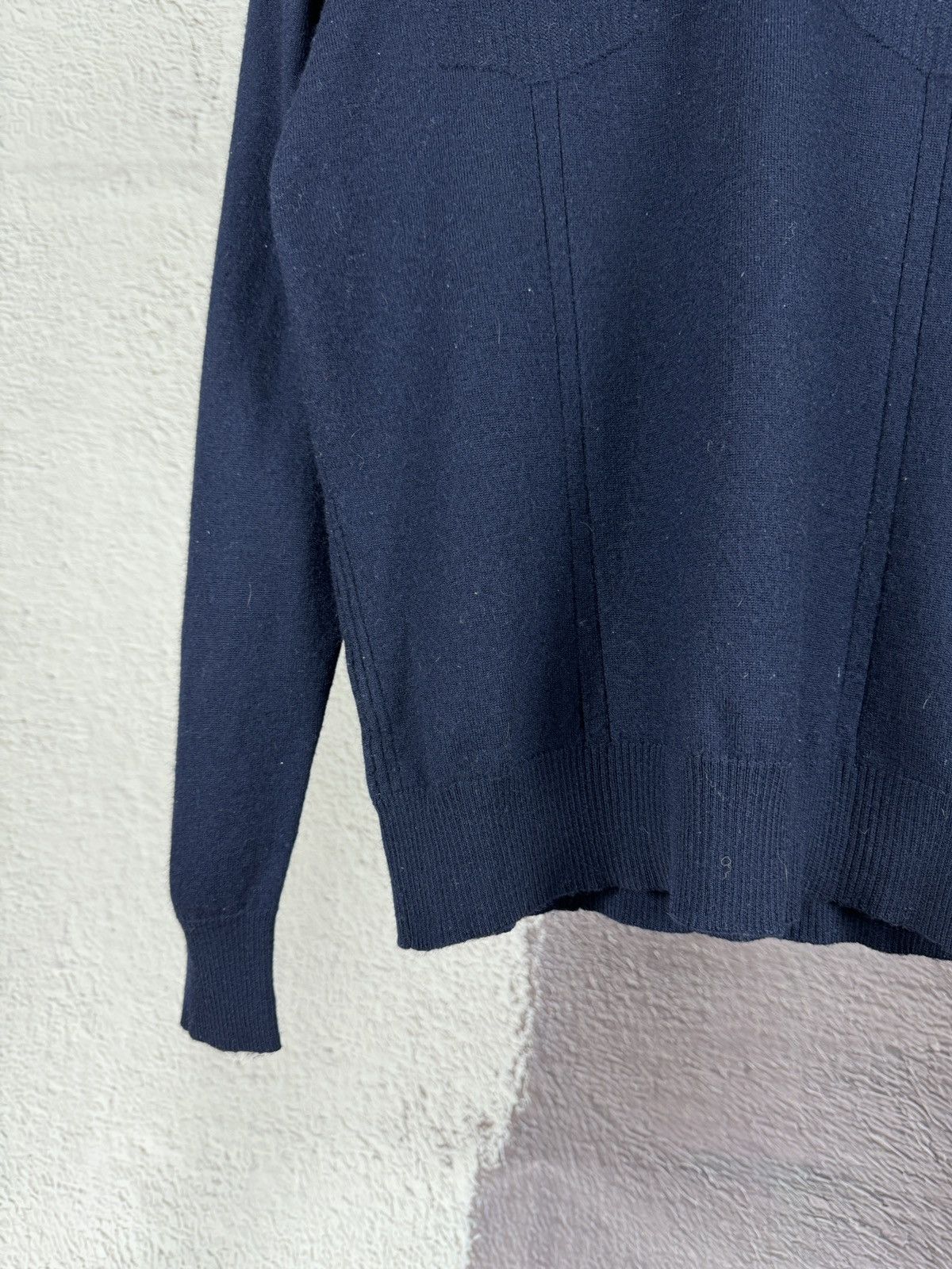 Dirk Bikkembergs Bikkembergs wool two pockets long sleeve polo shirt Size US L / EU 52-54 / 3 - 7 Thumbnail