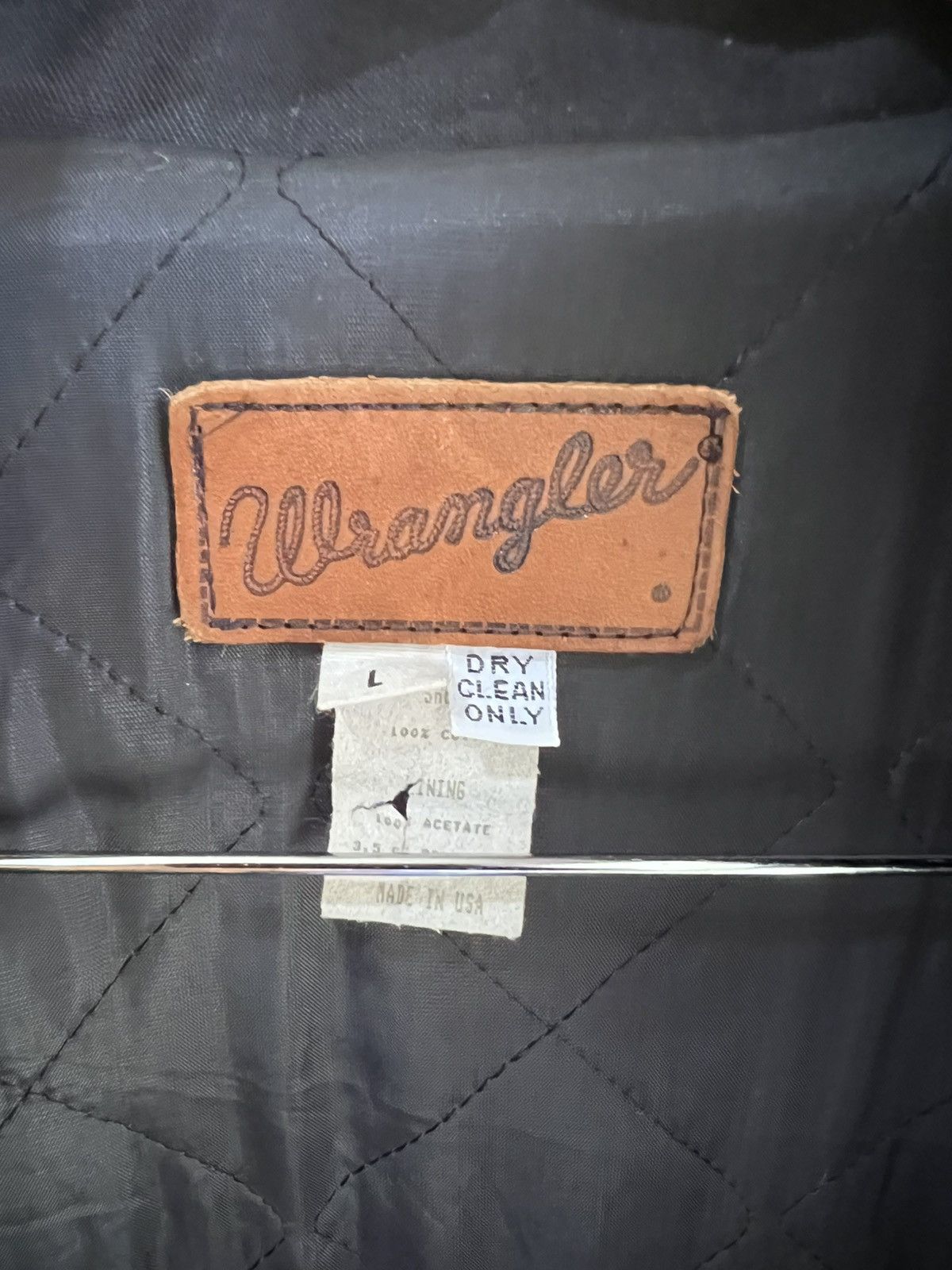 Wrangler 🔥Rare Vintage Wrangler Made in Usa Khaki Jacket Size US XL / EU 56 / 4 - 14 Thumbnail