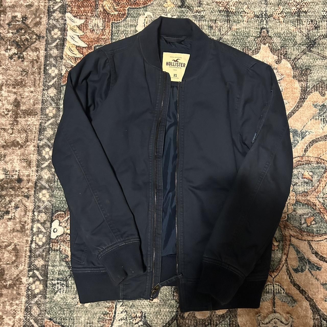 Hollister Hollister Navy Bomber Jacket XS Size US XS / EU 42 / 0 - 1 Thumbnail