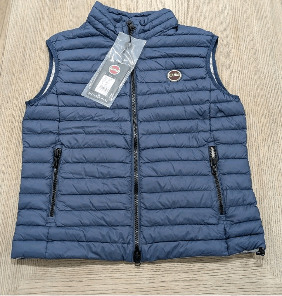 Colmar Colmar Quilted Nylon Puffer Vest Blue 50 US 40 Size US M / EU 48-50 / 2 - 1 Thumbnail