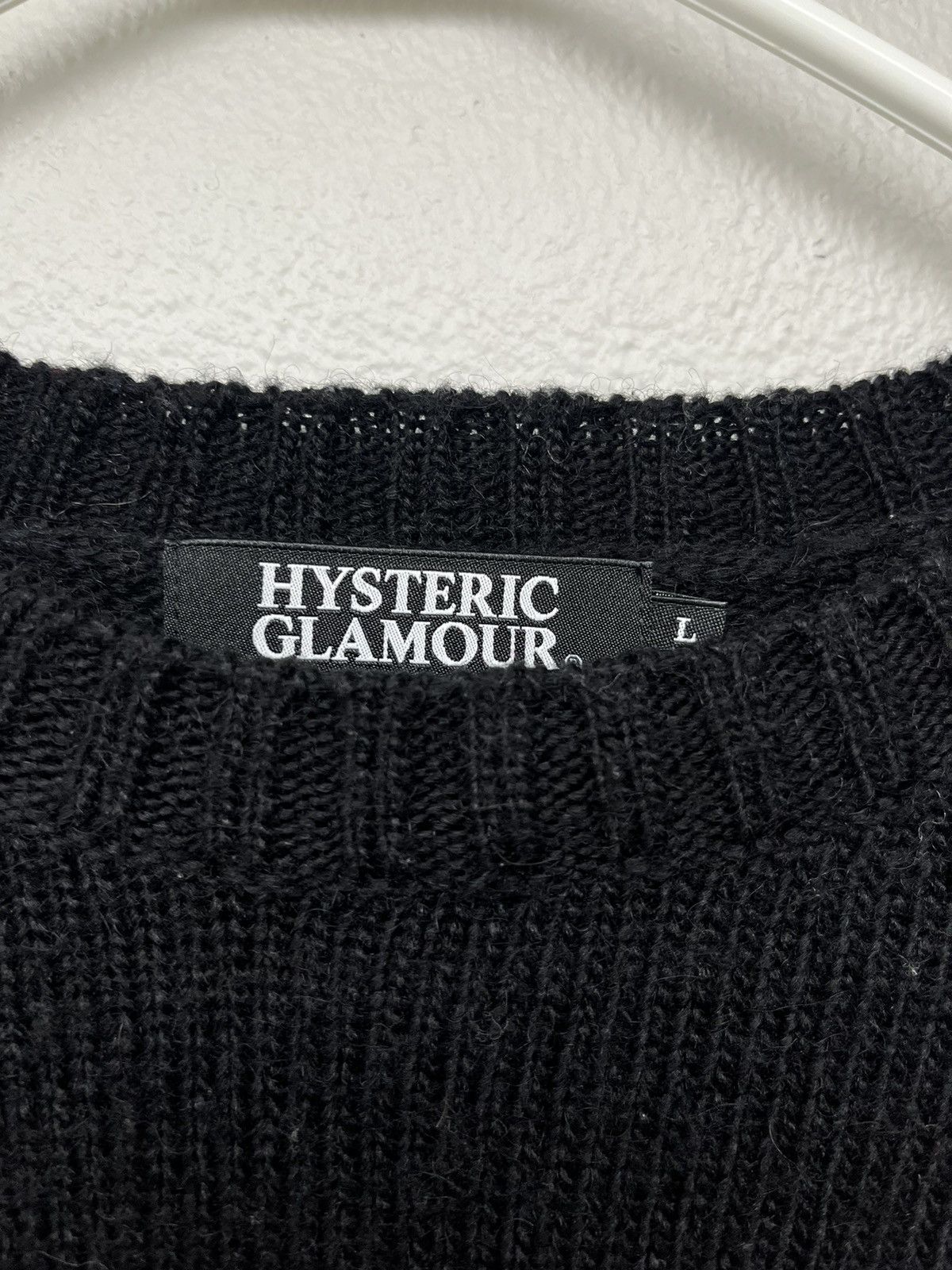 Hysteric Glamour Hysteric Glamour Hysteric Knit Black Sweater Size US L / EU 52-54 / 3 - 7 Thumbnail