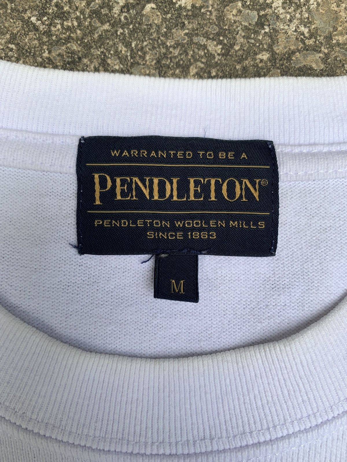 Pendleton 2000s Pendleton USA Chimayo Heavy Cotton Tee Size US M / EU 48-50 / 2 - 2 Thumbnail