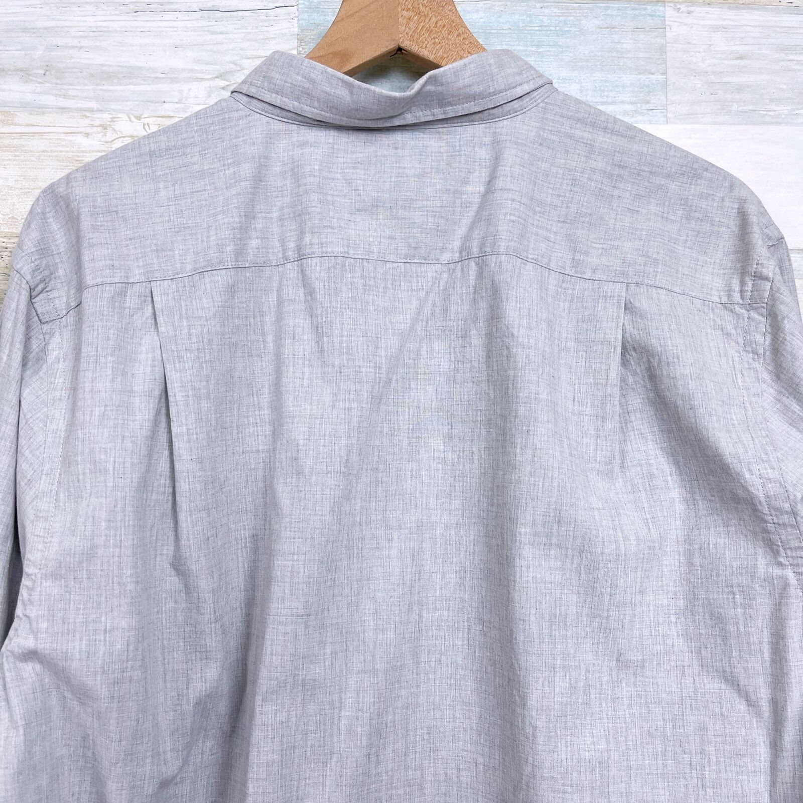 Other LINKSOUL Long Sleeve Button Down Shirt Gray Lightweight L Size US L / EU 52-54 / 3 - 5 Thumbnail
