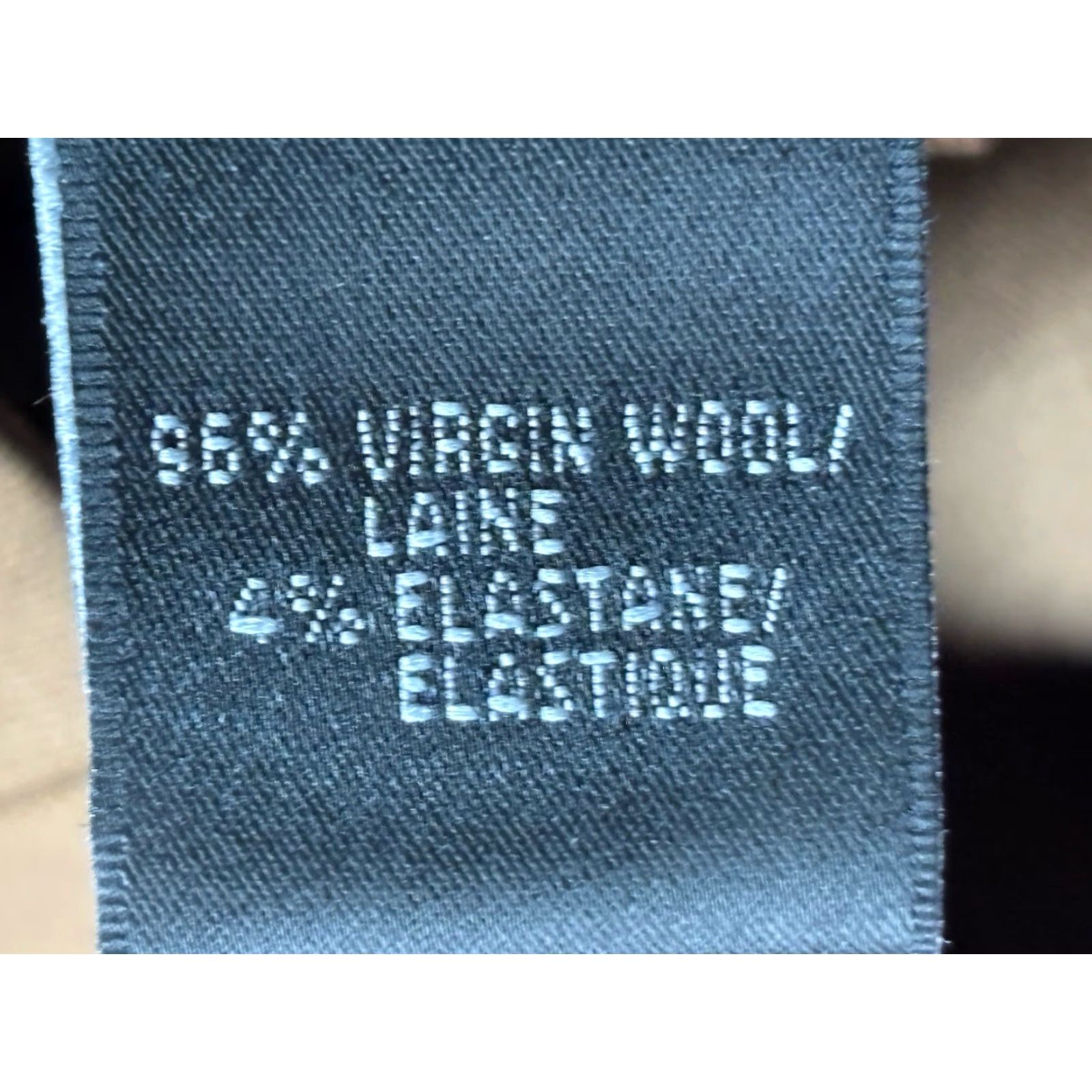 Vintage Lafayette 148 New York Dress Pants Women’s 10 Brown Wool Solid Straight Leg 32”x27.5” Regular Zip Hook & Eye Front Flat Front Size 32" / US 10 / IT 46 - 6 Thumbnail