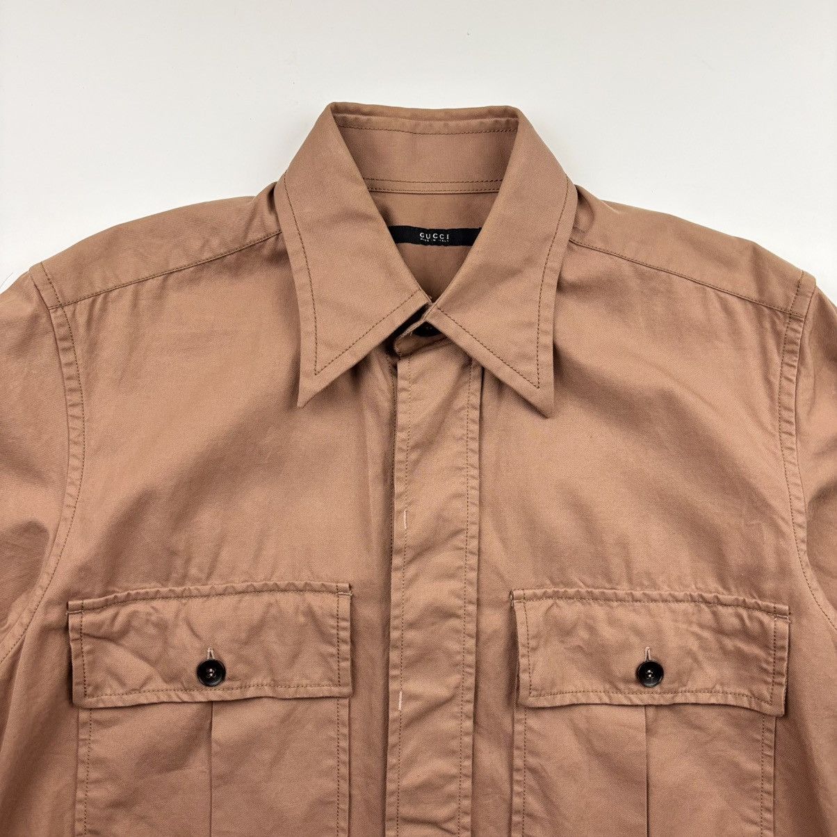 Gucci Gucci x Tom Ford Safari Overshirt Size US S / EU 44-46 / 1 - 3 Thumbnail