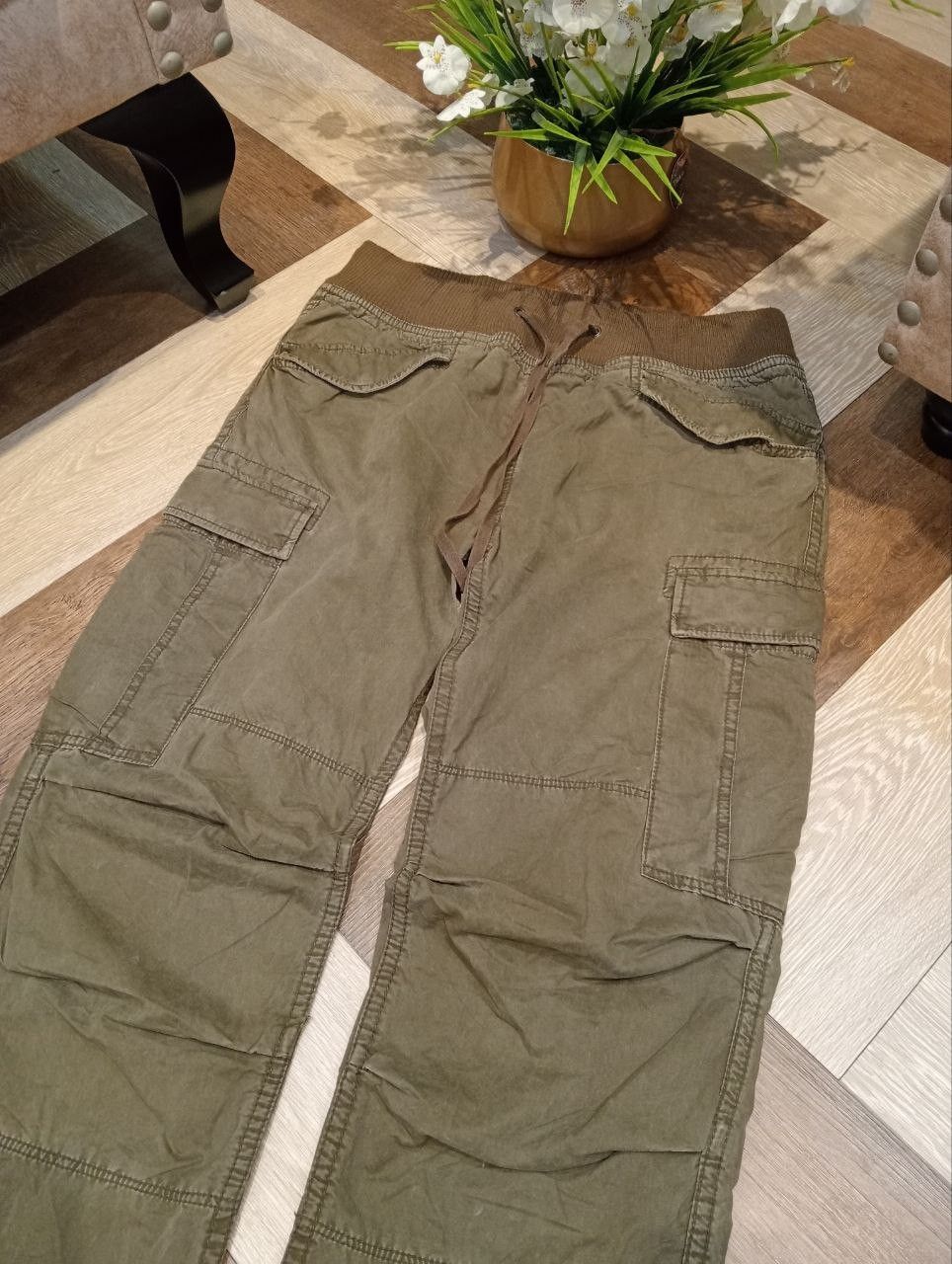 Japanese Brand LIMITED EDITION GOA GARMENT LA-02 ARMY CARGO PANTS Size US 32 / EU 48 - 4 Thumbnail