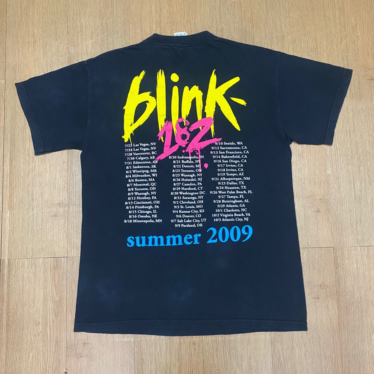 Vintage Vintage Y2k Blink 182 Tour Summer 2009 Size US M / EU 48-50 / 2 - 2 Thumbnail