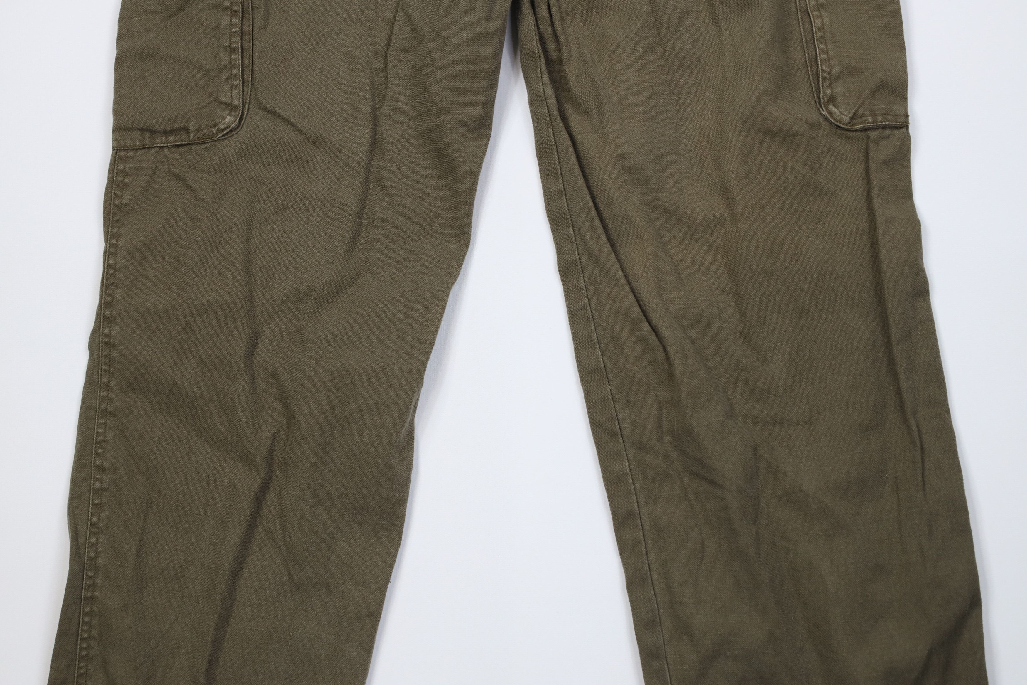 Vintage Vintage 90s Streetwear Relaxed Fit Baggy Cargo Pants Green Size US 34 / EU 50 - 14 Thumbnail