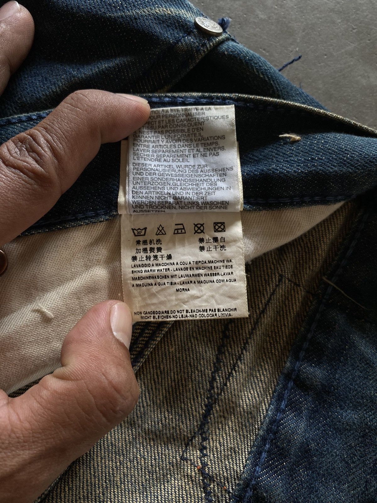 Hysteric Glamour × Japanese Brand × Tornado Mart 💥last call💥Baggy Jeans Vintage Japanese Replay Mud Rusty Size US 34 / EU 50 - 13 Thumbnail