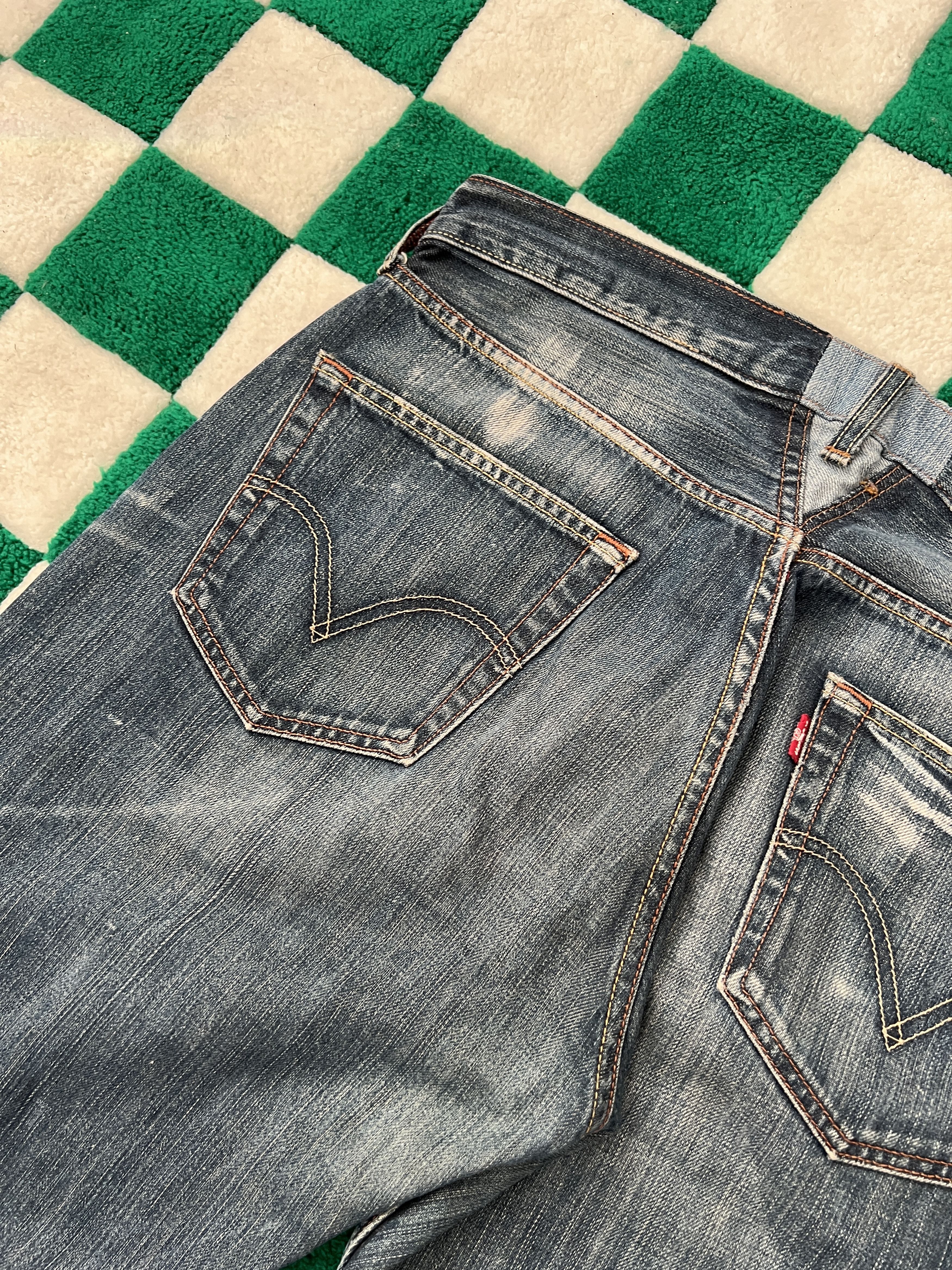 Levi's Levis 501 Vintage Custom Faded Denim Jeans size W33 L30 Size US 33 - 5 Thumbnail