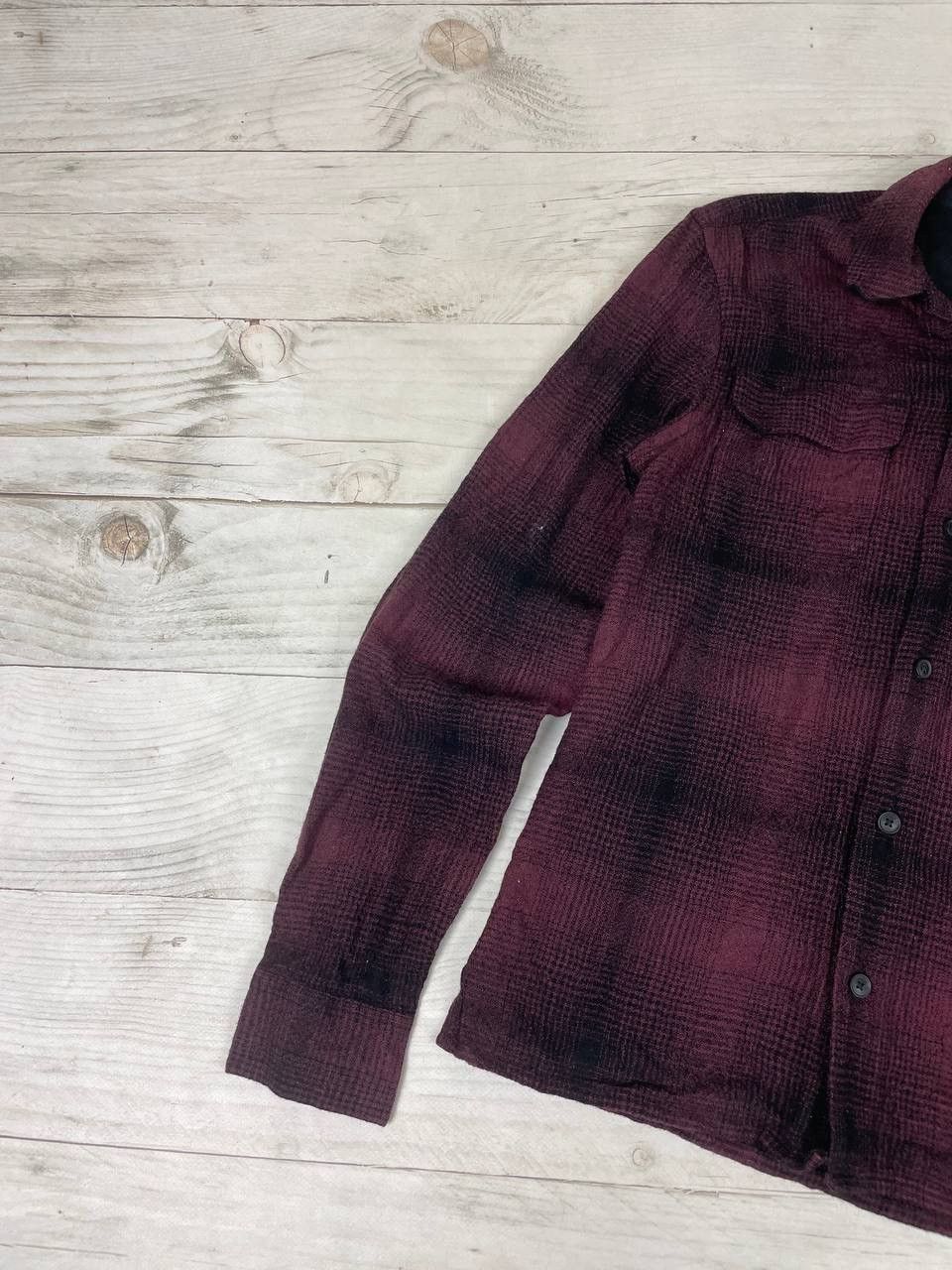 Allsaints Vintage Allsaints Decatur Wool Shirt Buttons UP Y2K Size US XS / EU 42 / 0 - 4 Thumbnail
