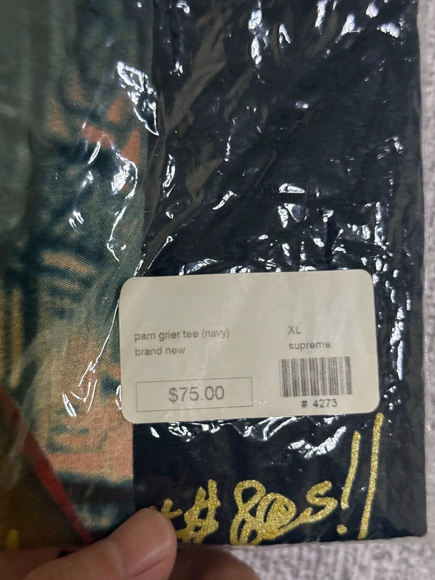 Supreme Supreme Vintage Short Sleeve Tee Navy Blue XL New Size US XL / EU 56 / 4 - 3 Thumbnail