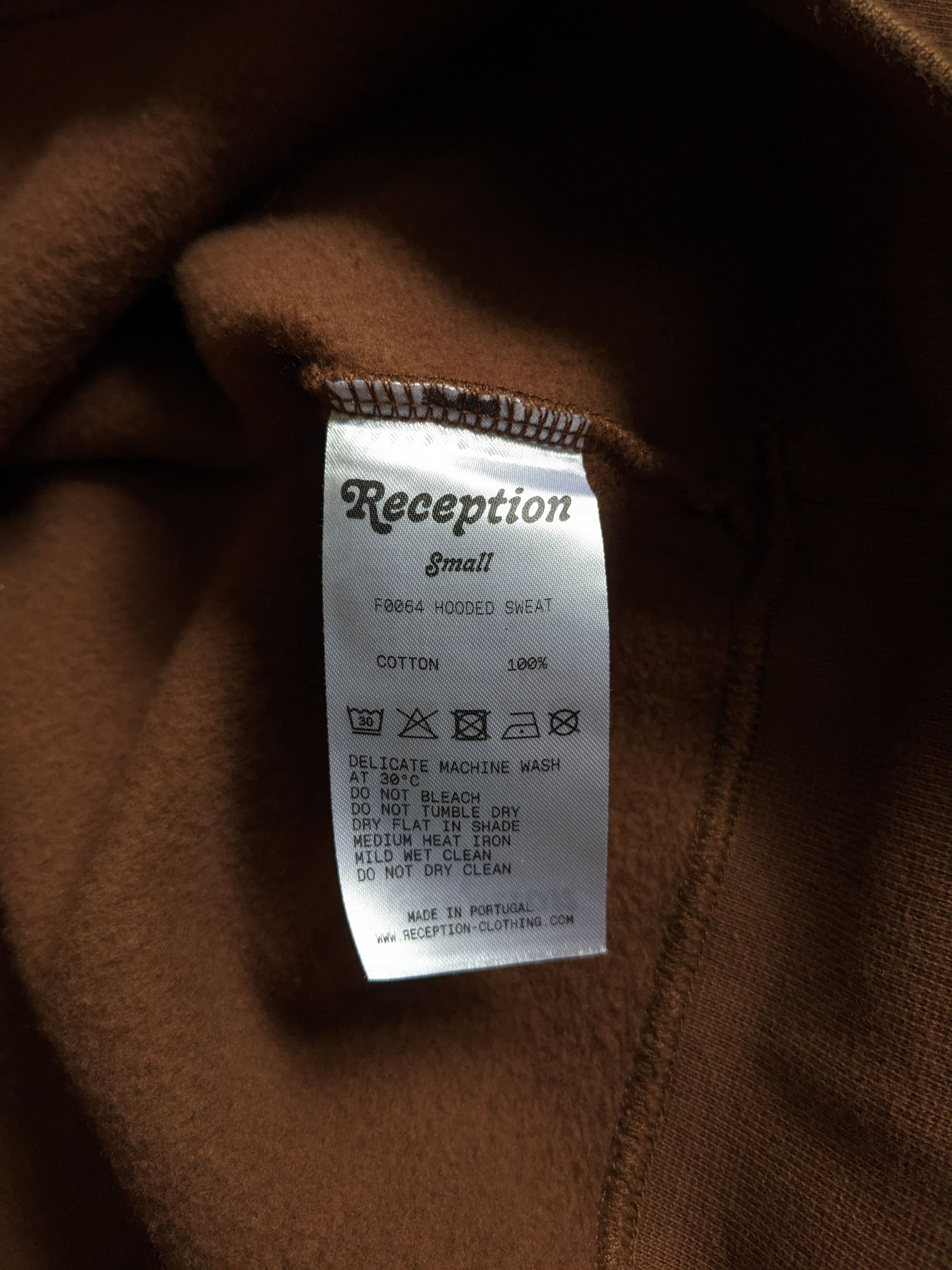 Other Reception Hooded Sweat Fleece Embroidered - chocolate brown Size US S / EU 44-46 / 1 - 11 Thumbnail
