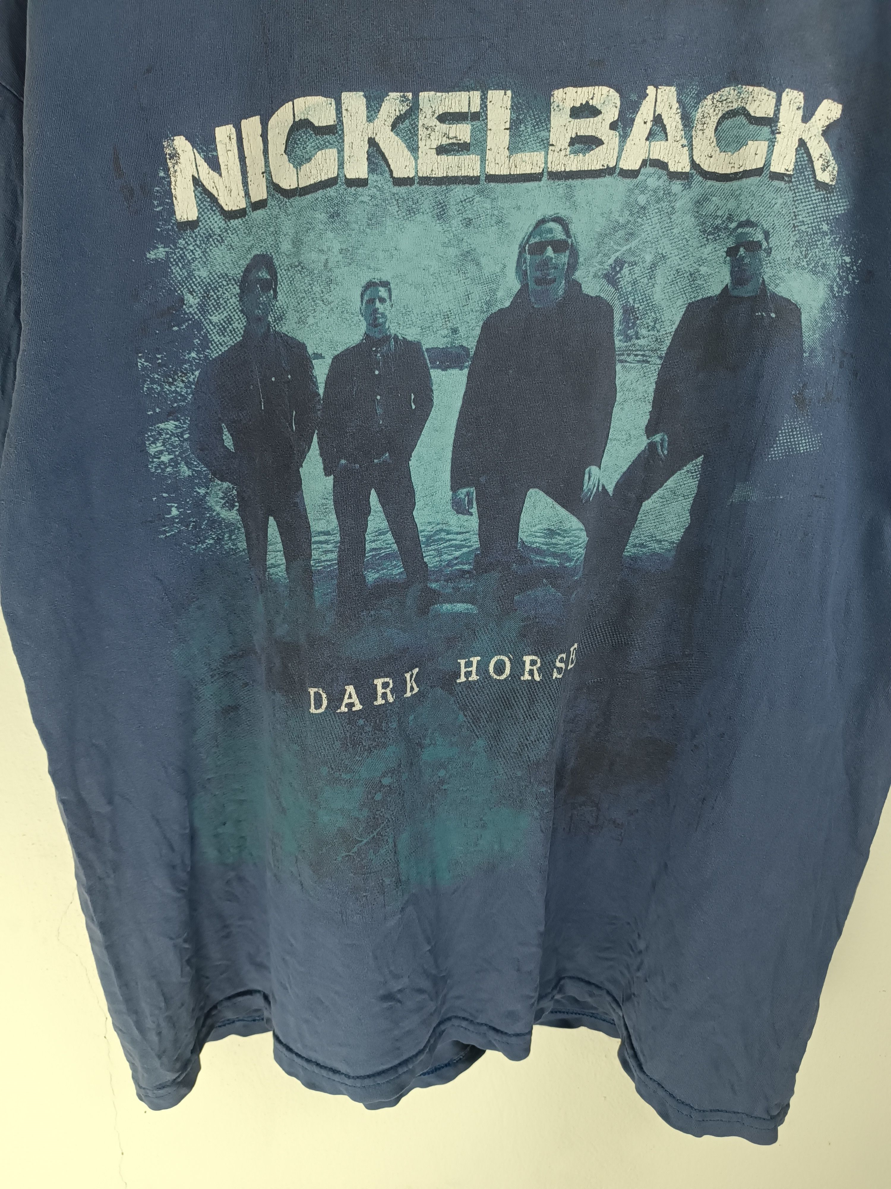 Vintage VINTAGE '08 NICKELBACK DARK HORSE TOUR staind bizkit korn Size US XL / EU 56 / 4 - 6 Thumbnail