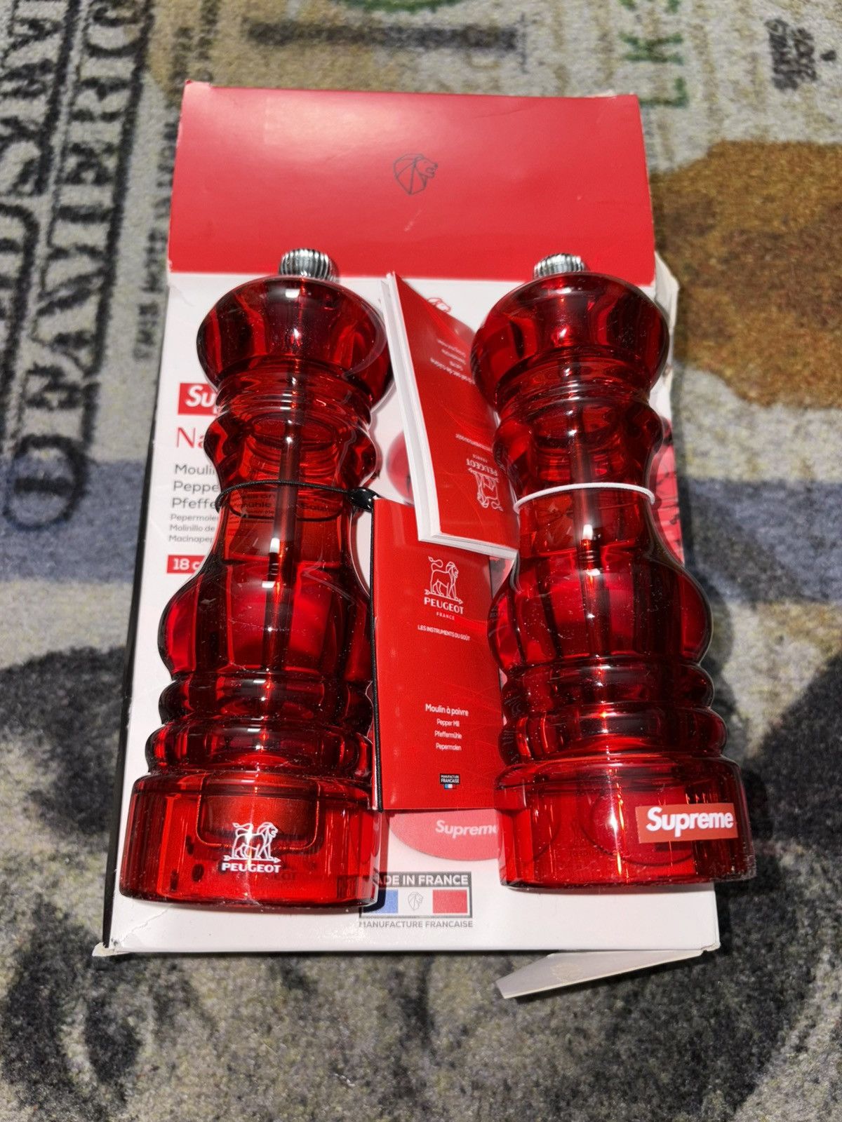 Supreme x Peugeot Salt & Pepper Mill (Set Of 2) 