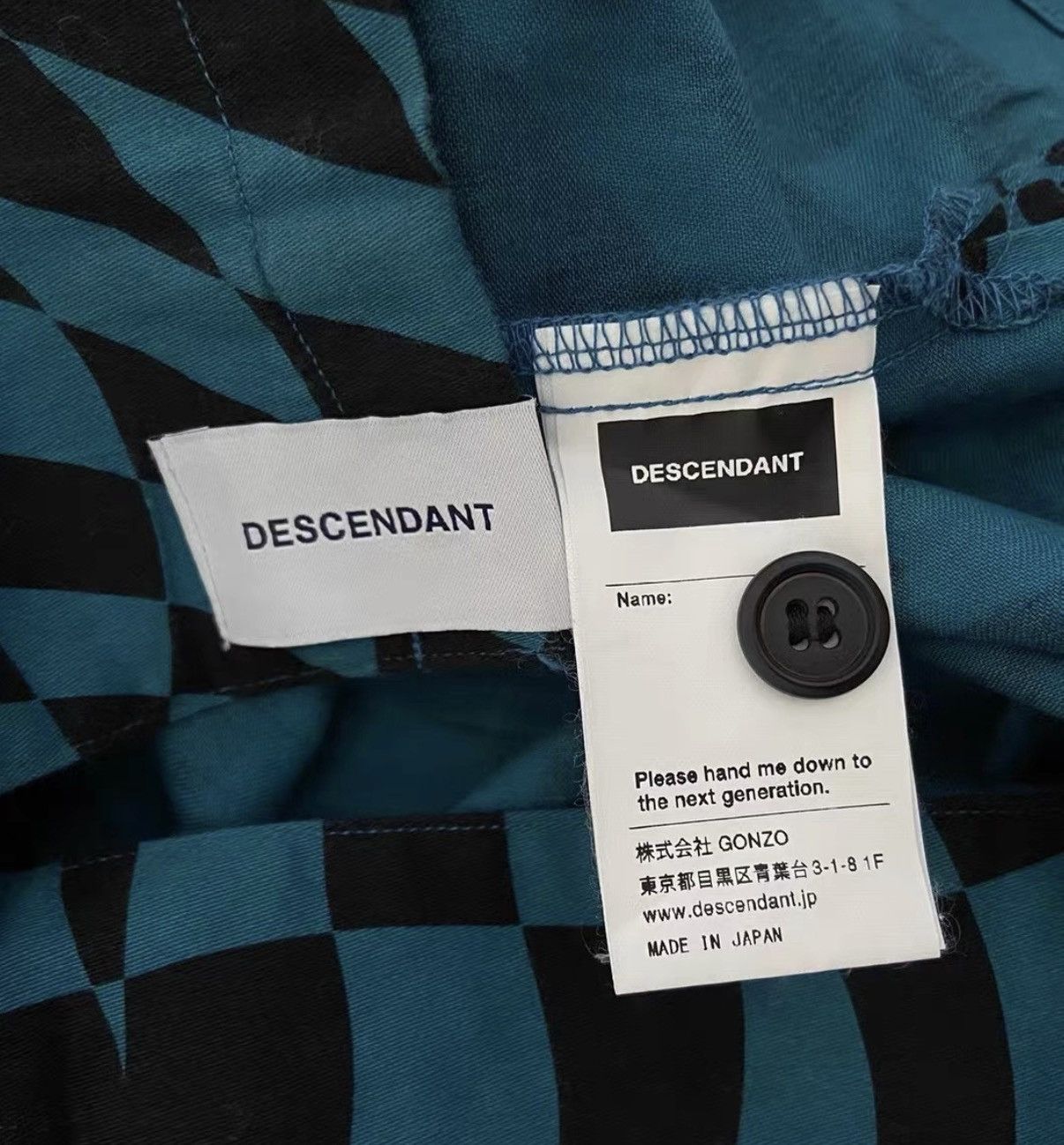 Descendant DESCENDANT T&C TEXTILE SS SHIRT Size US M / EU 48-50 / 2 - 4 Thumbnail