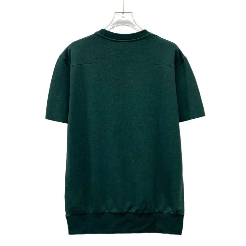 Dior Dior Dark green logo letter flame embroidery round-neck sh Size US L / EU 52-54 / 3 - 2 Thumbnail