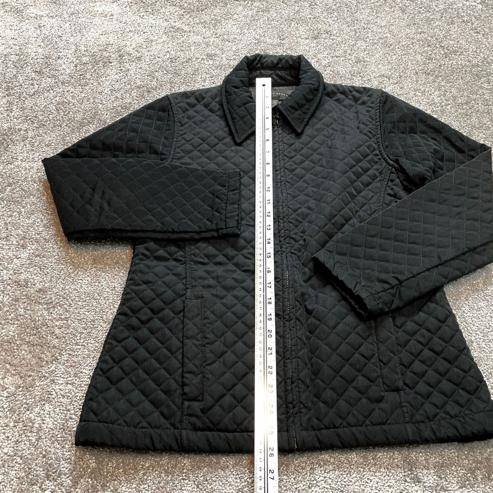 Geoffrey Beene Geoffrey Beene Sport Quilted Jacket Womens M Black Full Zip Pockets Collar Size M / US 6-8 / IT 42-44 - 2 Thumbnail