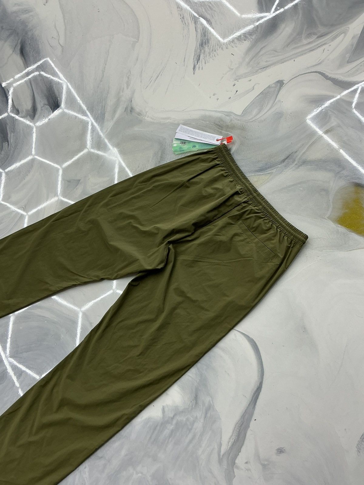 Off-White Off White Track Pants Olive Green Size L Size US 34 / EU 50 - 7 Thumbnail