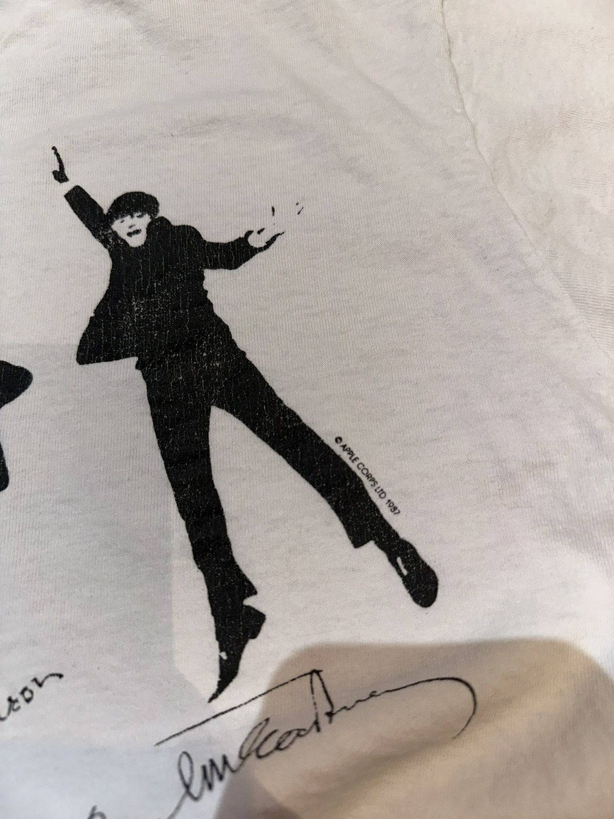Vintage Vintage 1987 Beatles Tee Size US XL / EU 56 / 4 - 4 Thumbnail