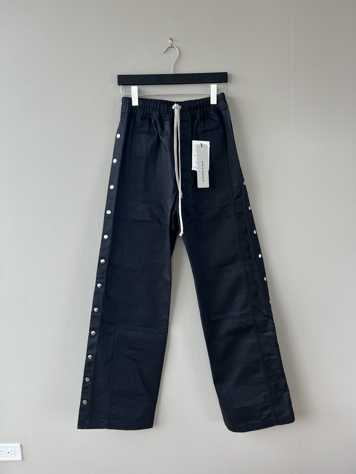 image of Rick Owens x Rick Owens Drkshdw Ss22 Fogachine Pusher Pants in Black, Men's (Size 30)