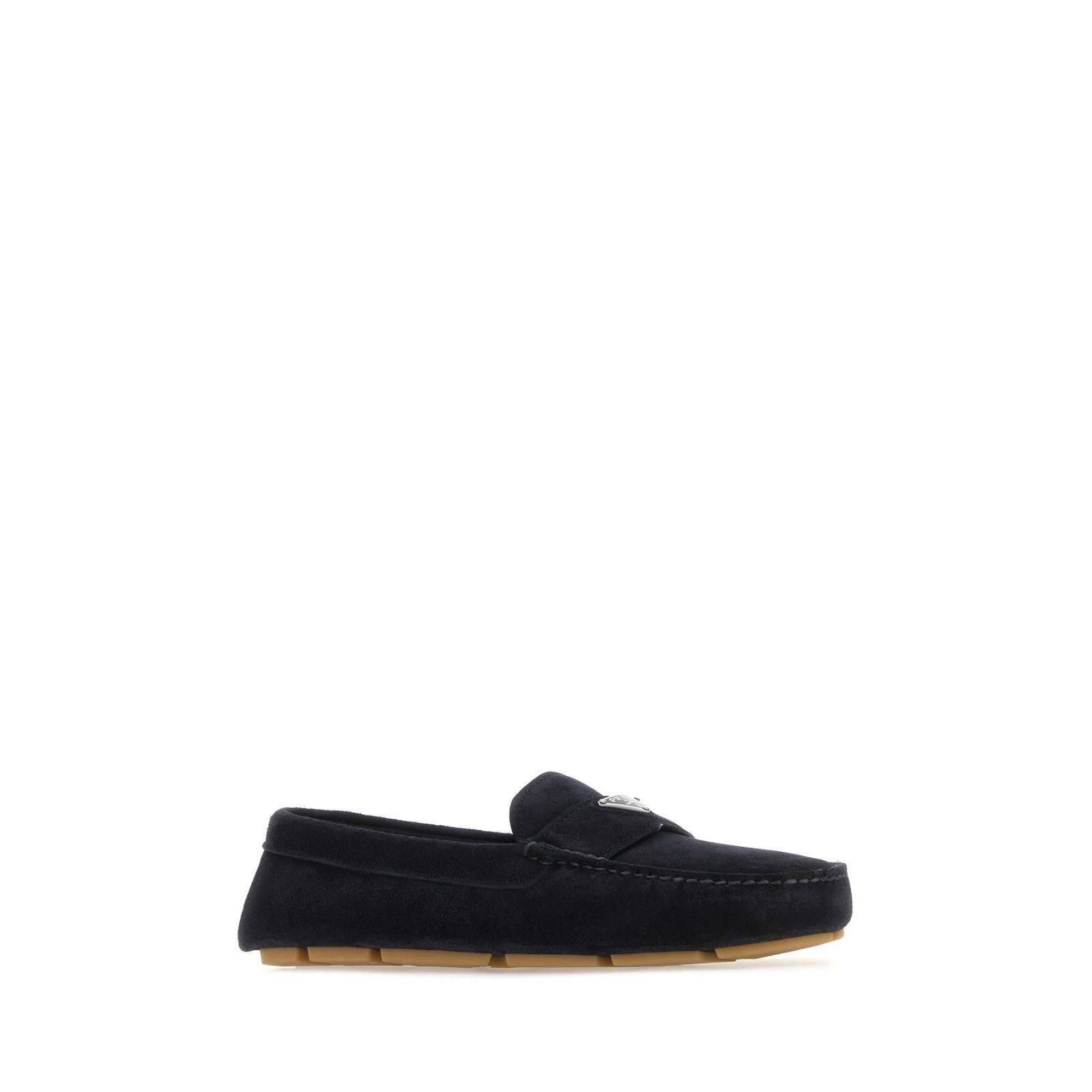 Prada PRADA Dark Blue Suede Loafers New And Authentic (Men's size: Size US 7 / EU 40 - 2 Thumbnail