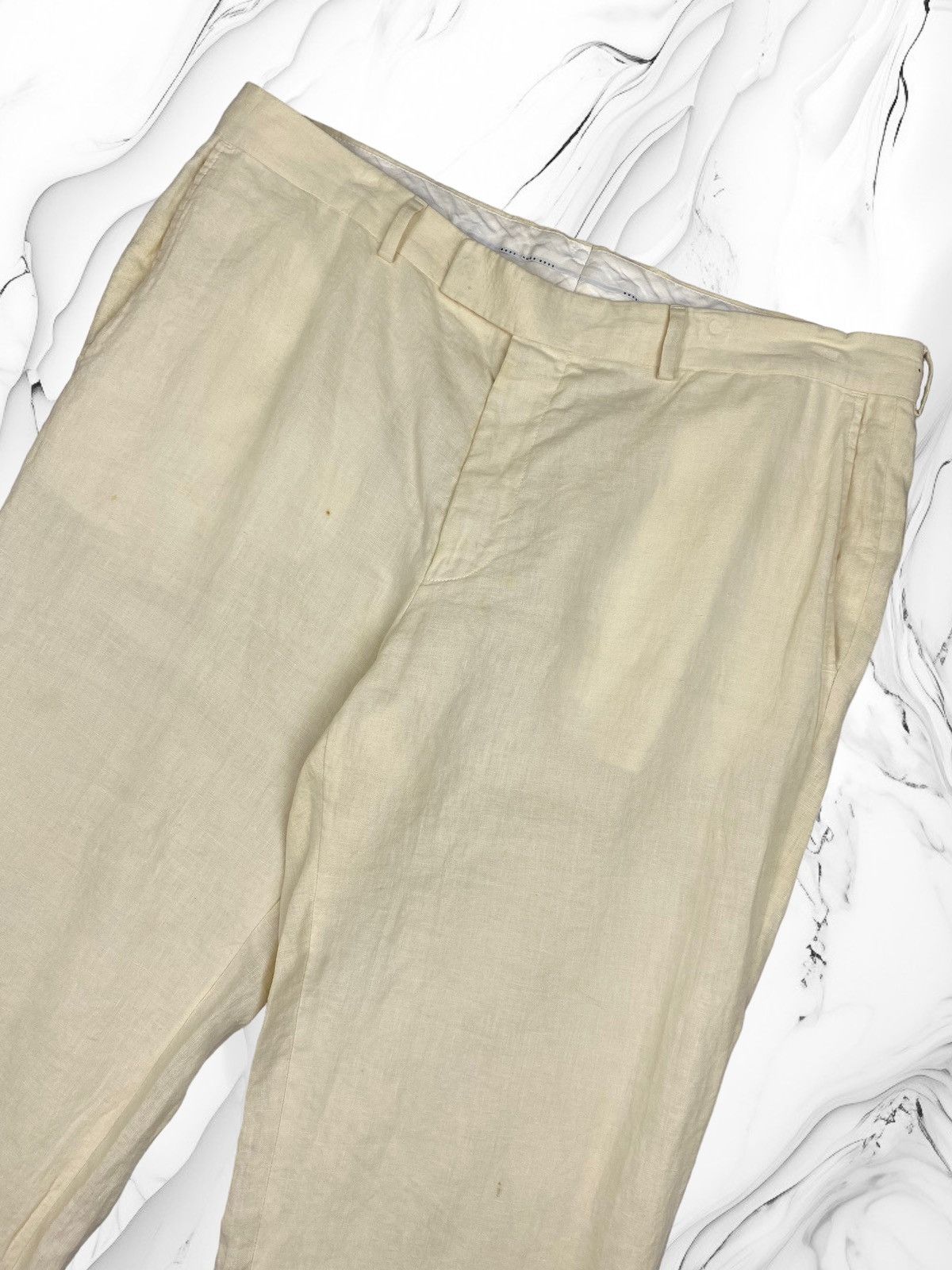 Hugo Boss Vintage Hugo Boss Linen Casual Pants Size US 36 / EU 52 - 2 Thumbnail
