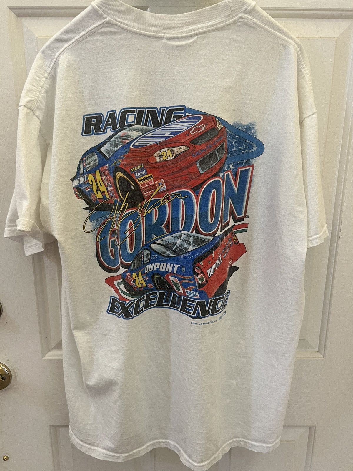 NASCAR × Vintage Jeff Gordon 2001 racing tee Size US XL / EU 56 / 4 - 2 Thumbnail