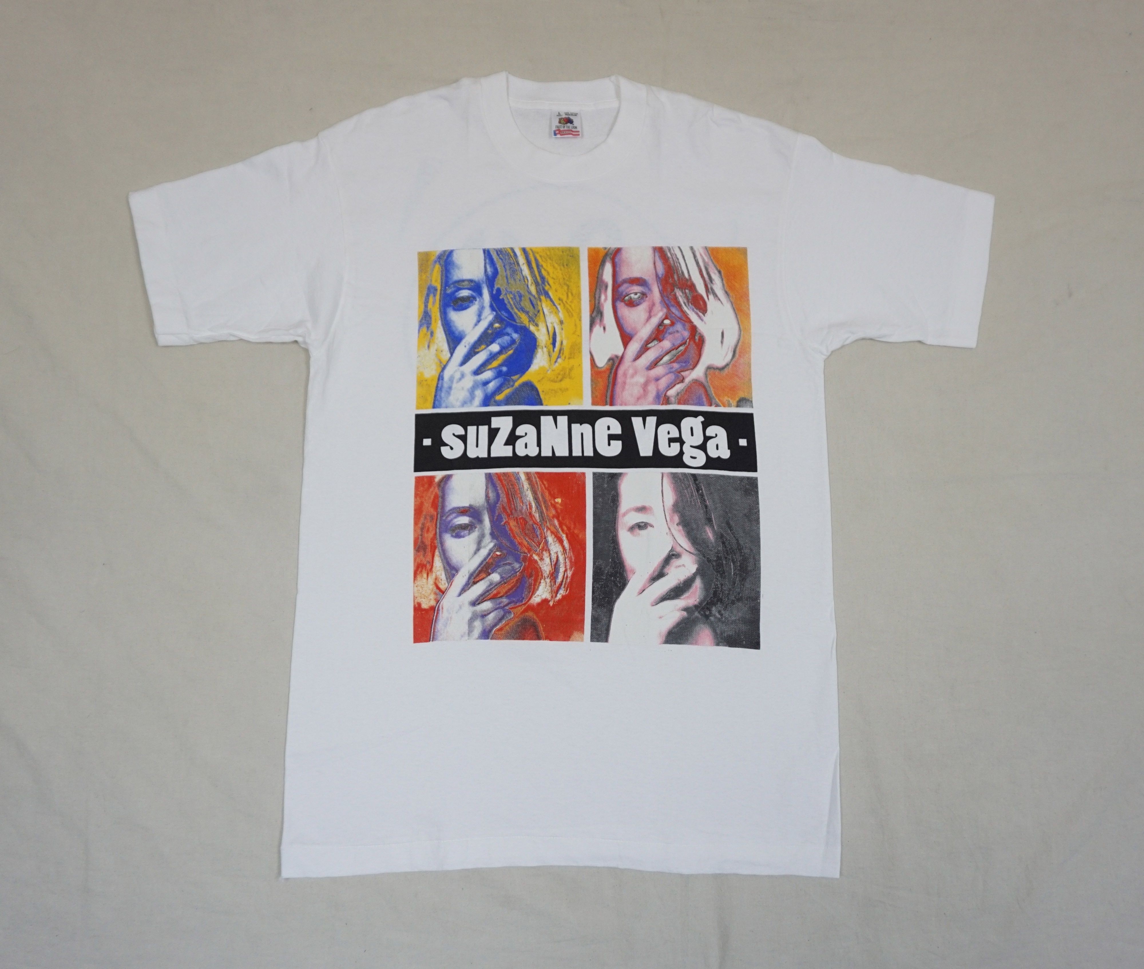 未使用 Suzanne Vega 99.9F Tシャツ ヴィンテージ Band Tees × Vintage 90's Suzanne Vega 