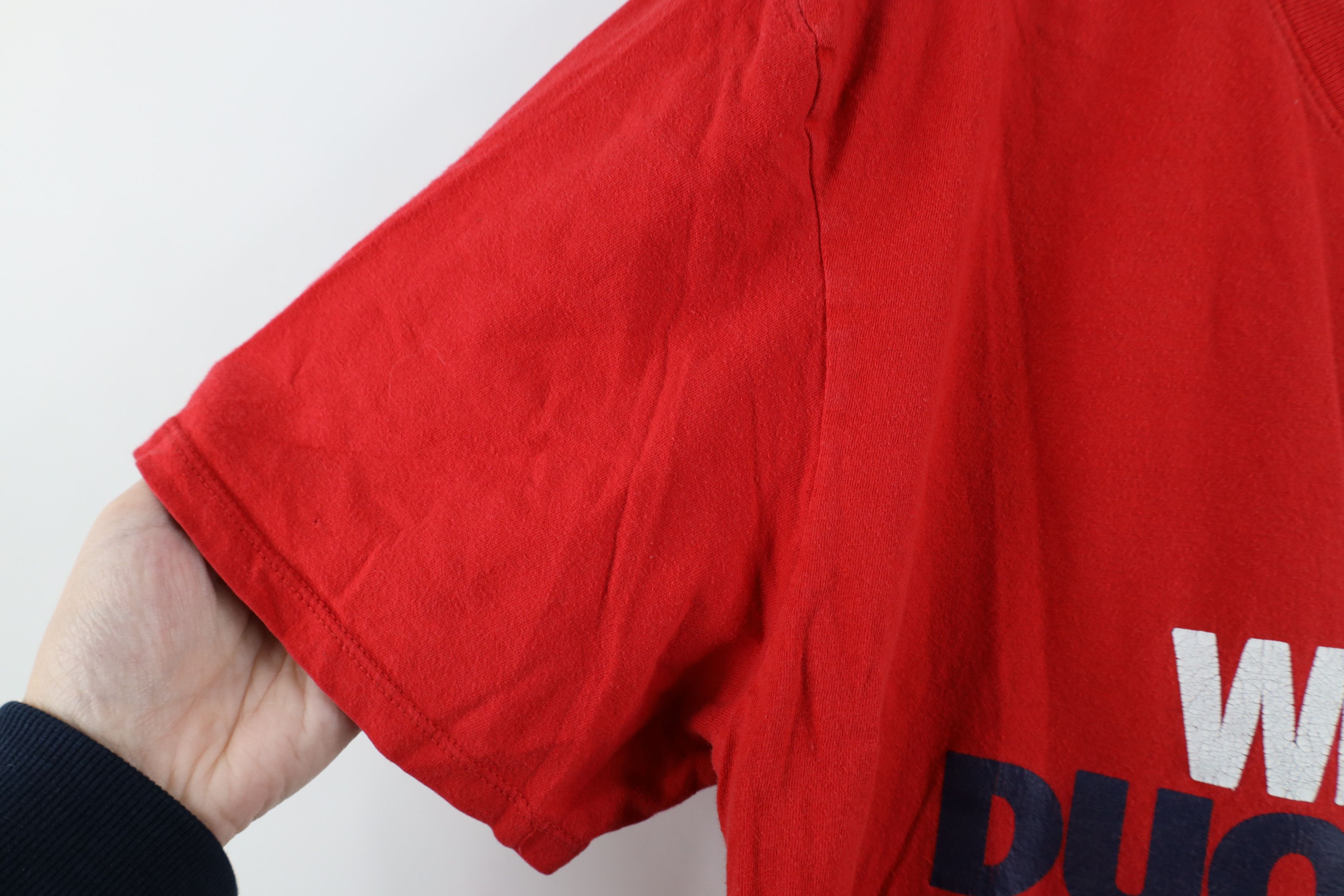 Nike × Vintage Vintage Y2K Nike Center Swoosh Duquesne University T-Shirt Size US L / EU 52-54 / 3 - 6 Thumbnail