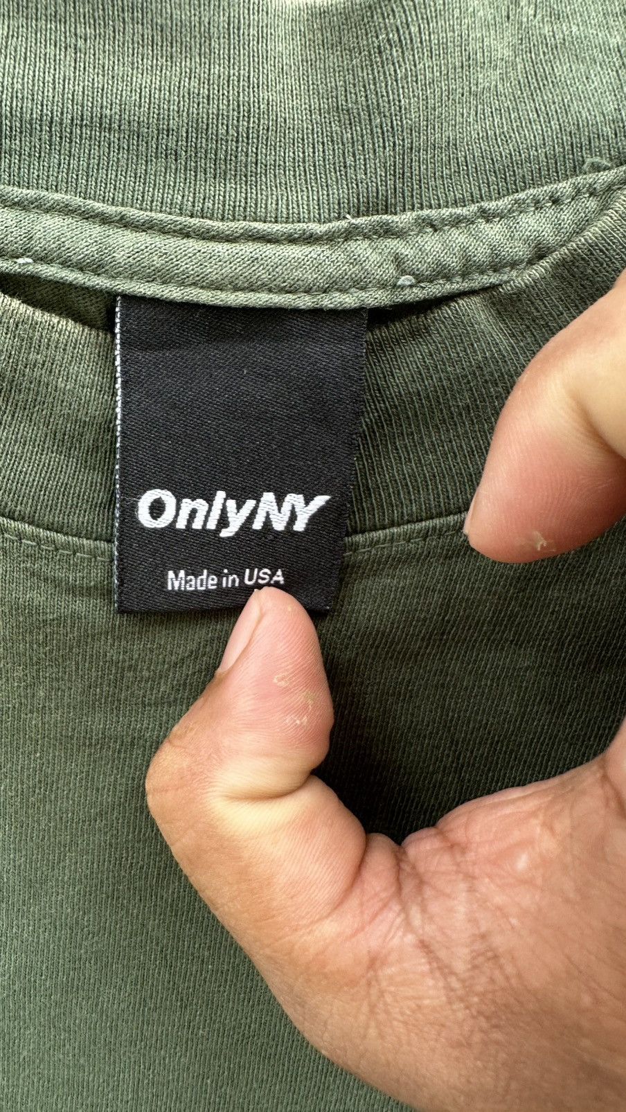 Vintage ONLY NY POCKET TEE Size US L / EU 52-54 / 3 - 3 Thumbnail