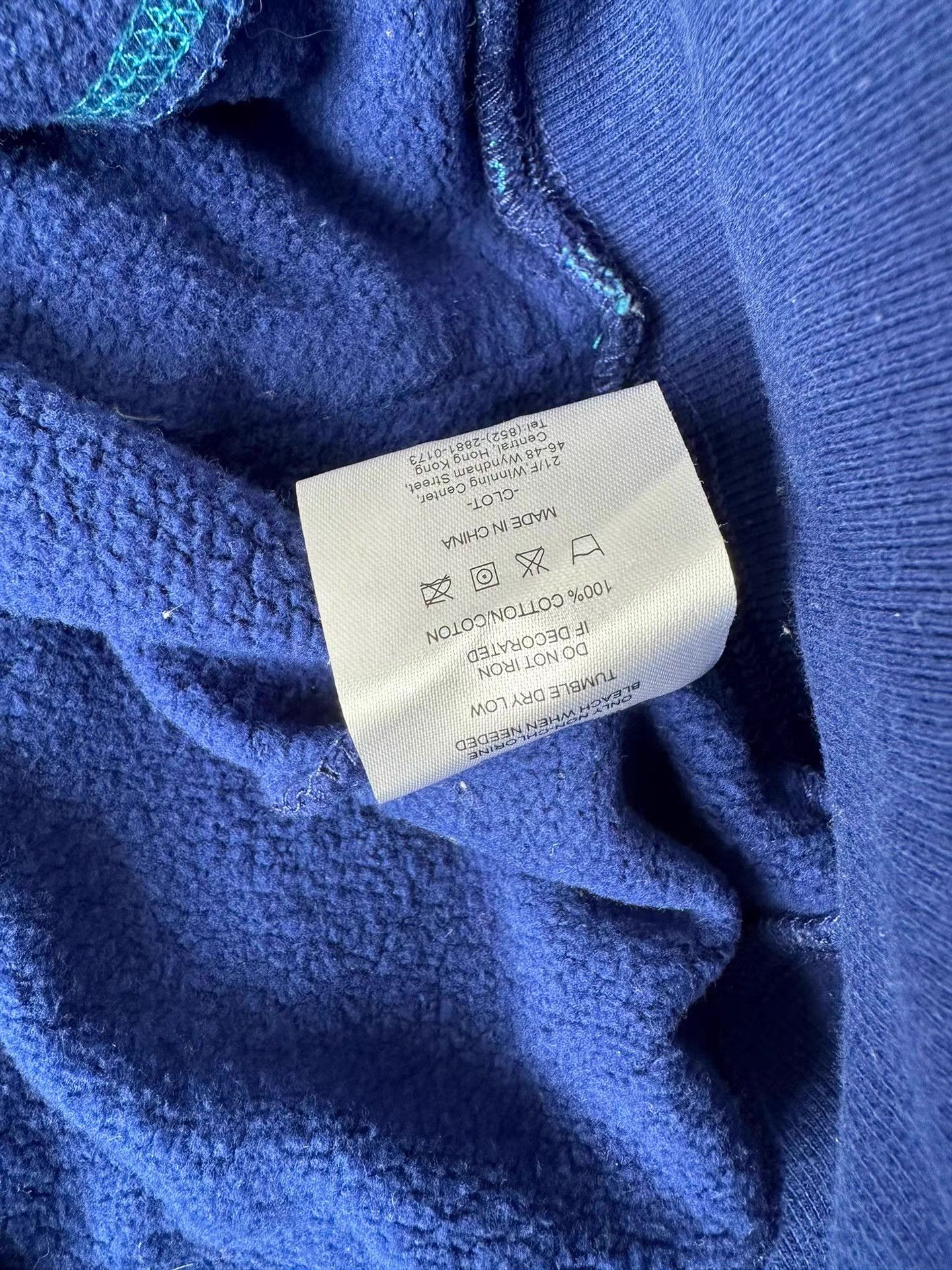 CLOT Edison Chen Early C.S.A Fleece Hooded Sweatshirt