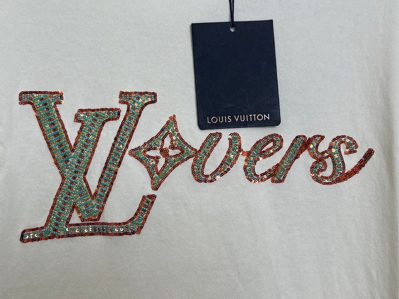 Louis Vuitton Louis Vuitton Beaded sequin embroidered short sleeve Size US XL / EU 56 / 4 - 5 Thumbnail