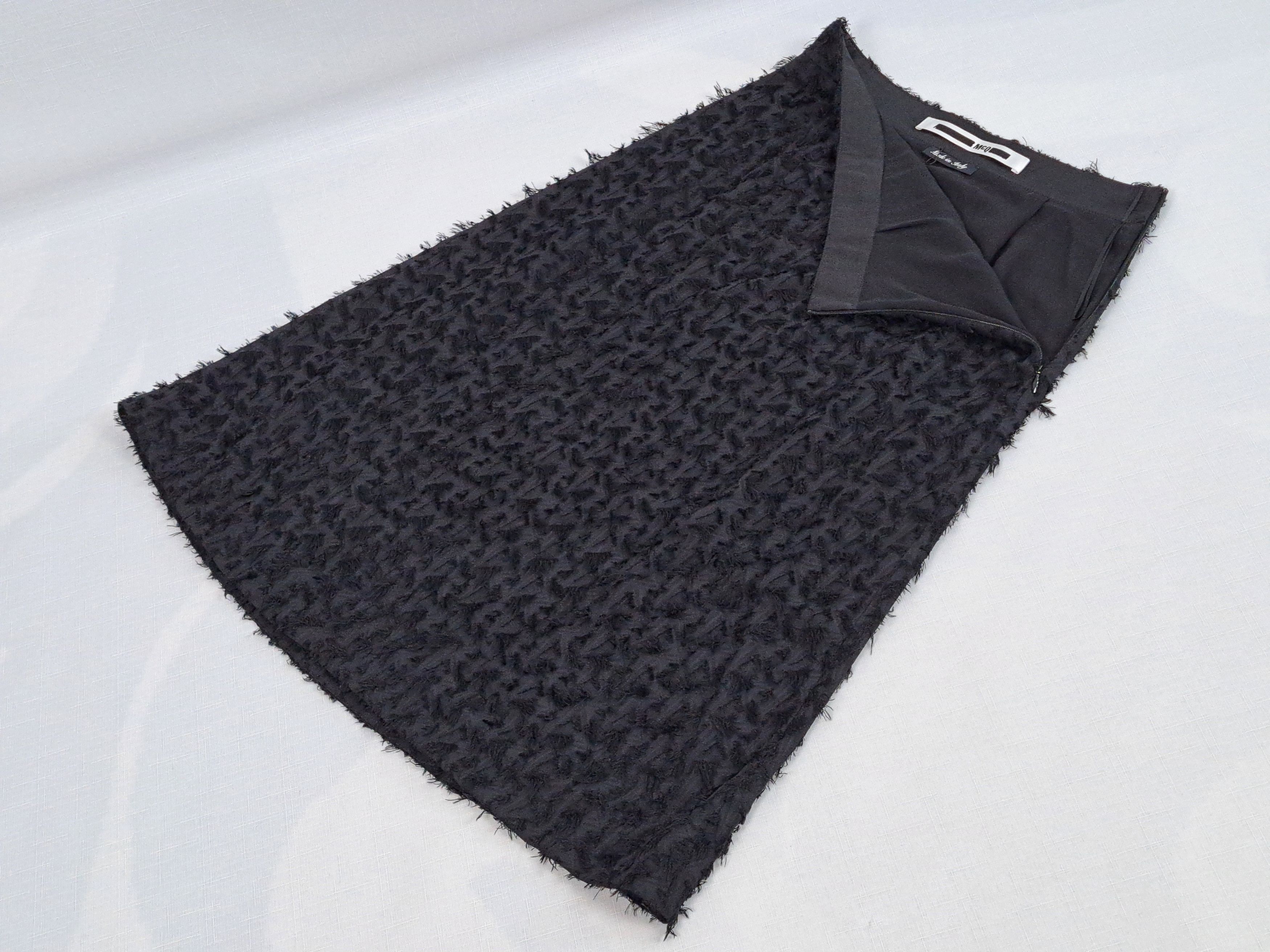 Alexander McQueen McQ ALEXANDER McQUEEN semi-transparent black skirt. Size 27" / US 4 / IT 40 - 5 Thumbnail