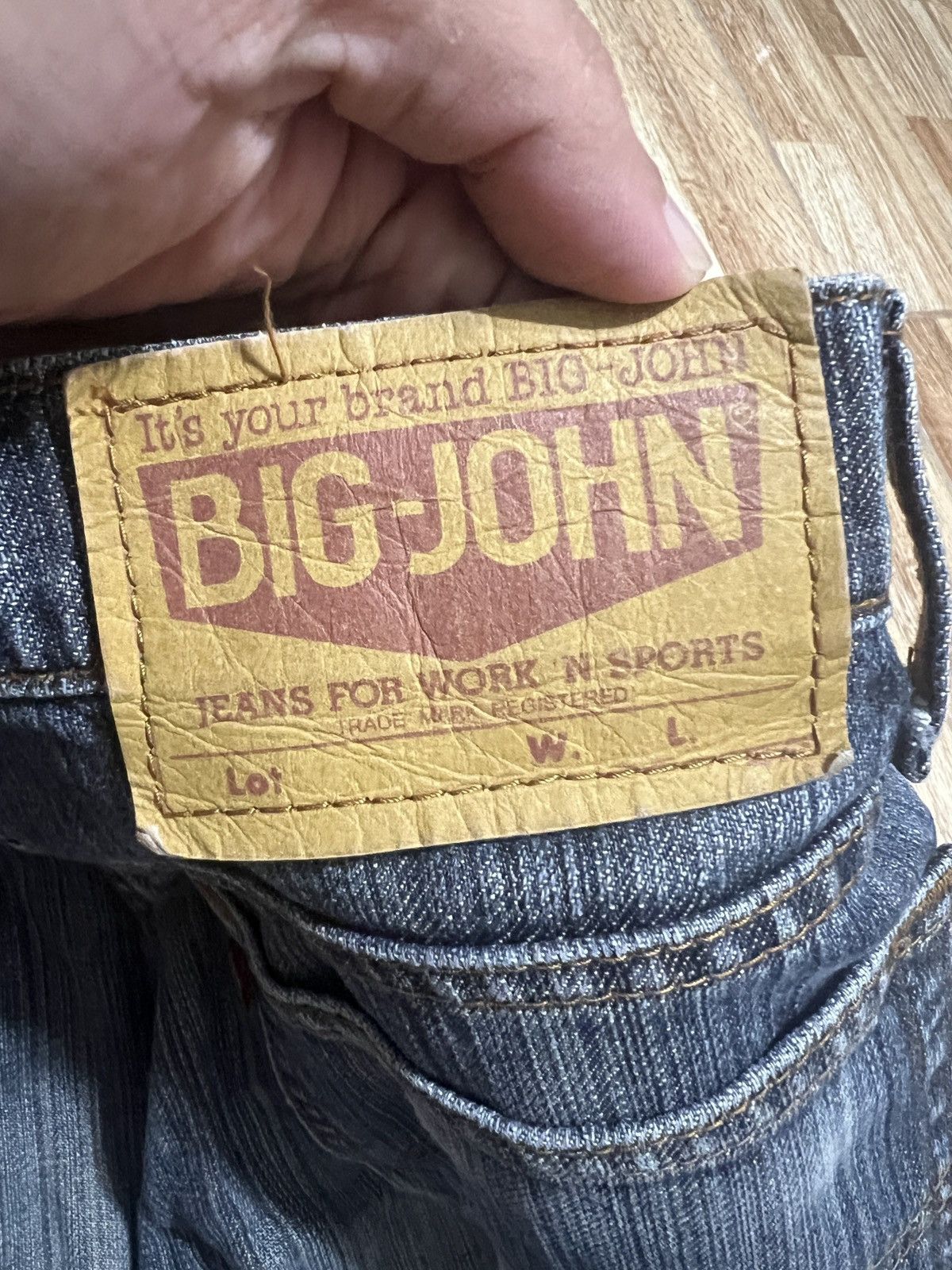 Big John Japan Made Big John Classic Straight Fit Jeans Size US 30 / EU 46 - 11 Thumbnail