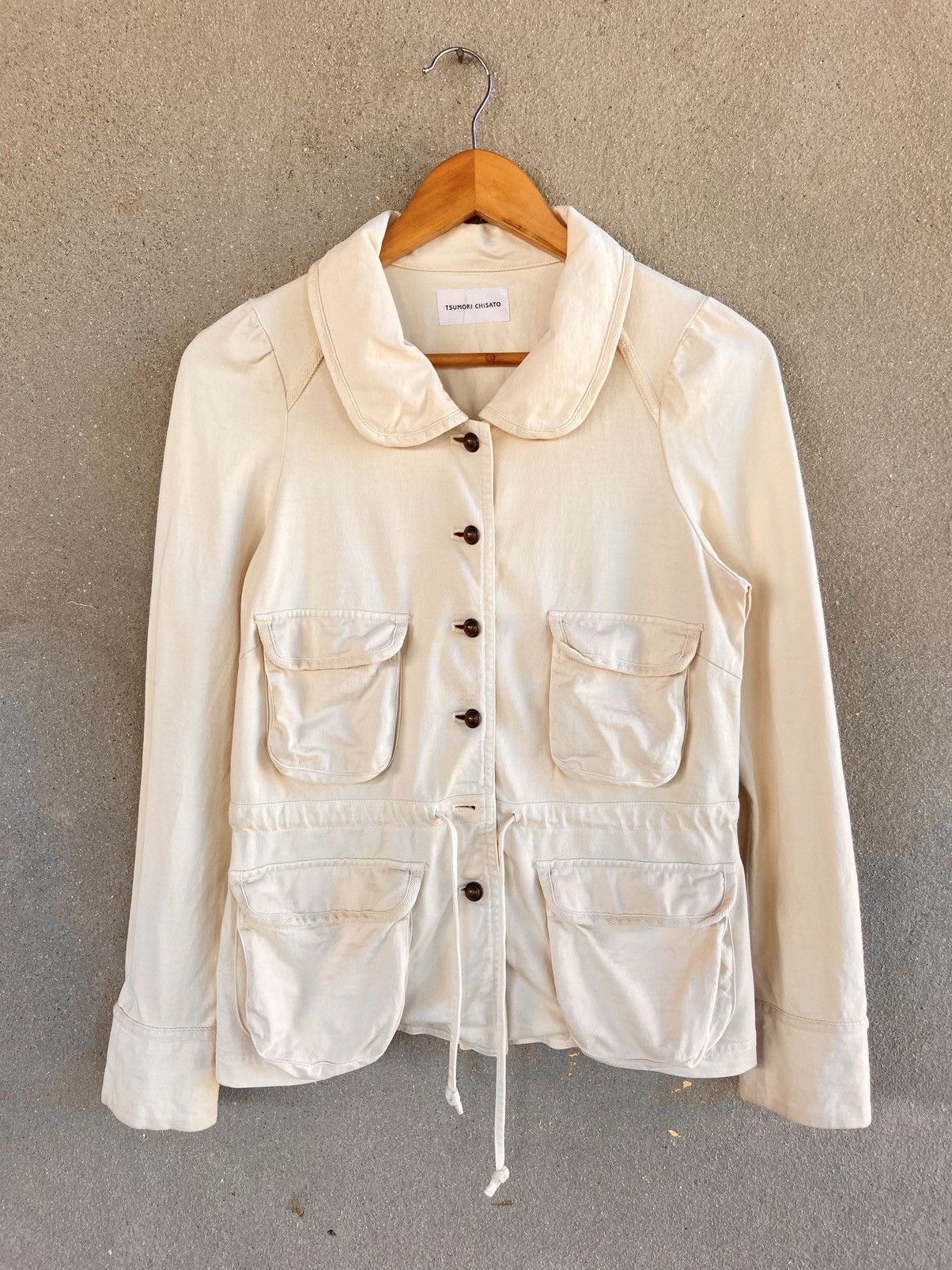 Issey Miyake Vintage Tsumori Chisato drawstring multi pocket shirt jacket Size S / US 4 / IT 40 - 1 Thumbnail